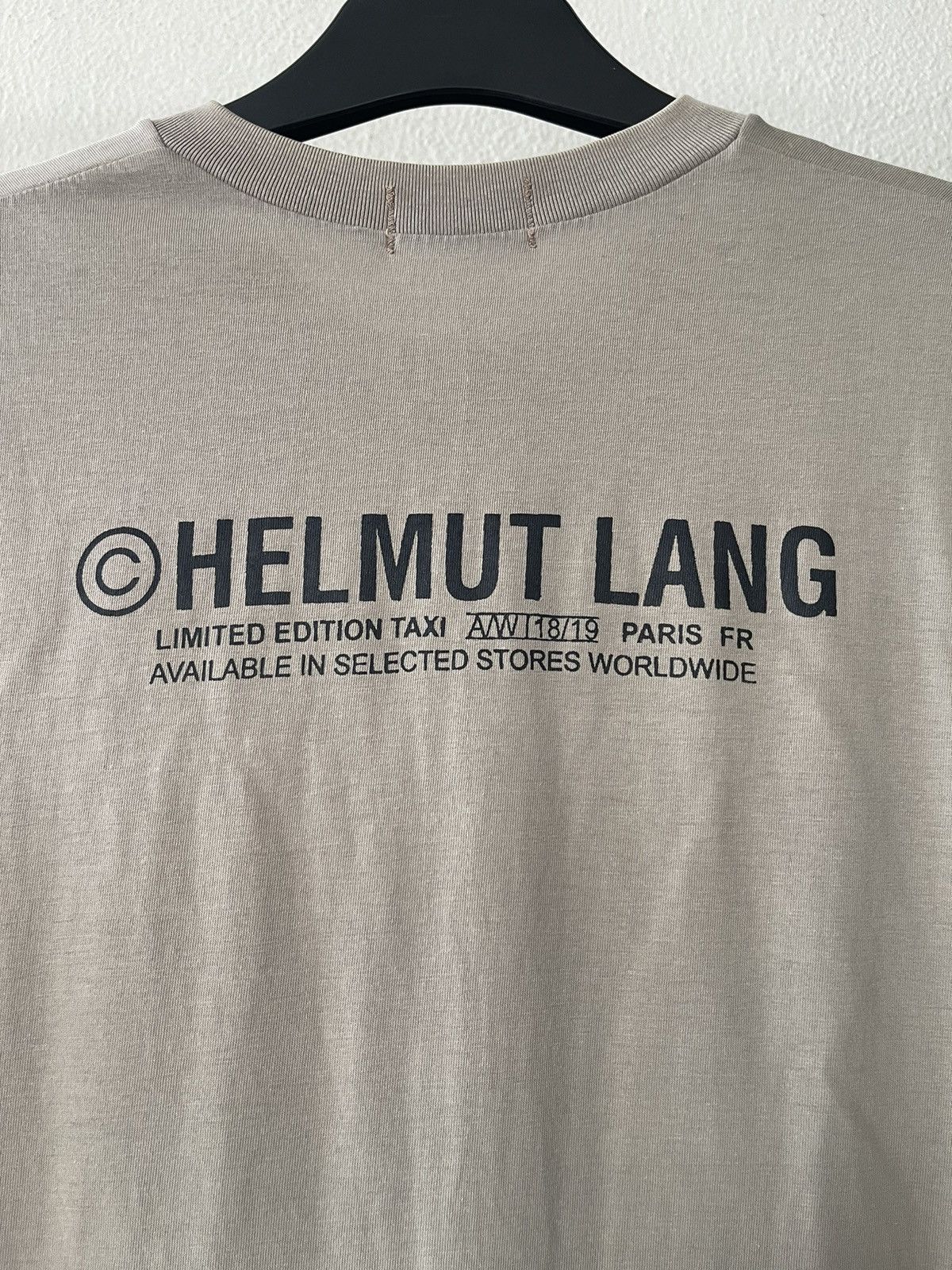 Helmut Lang Helmut Lang Limited Edition Taxi AW18/19 Promo Tee Size US M / EU 48-50 / 2 - 3 Thumbnail