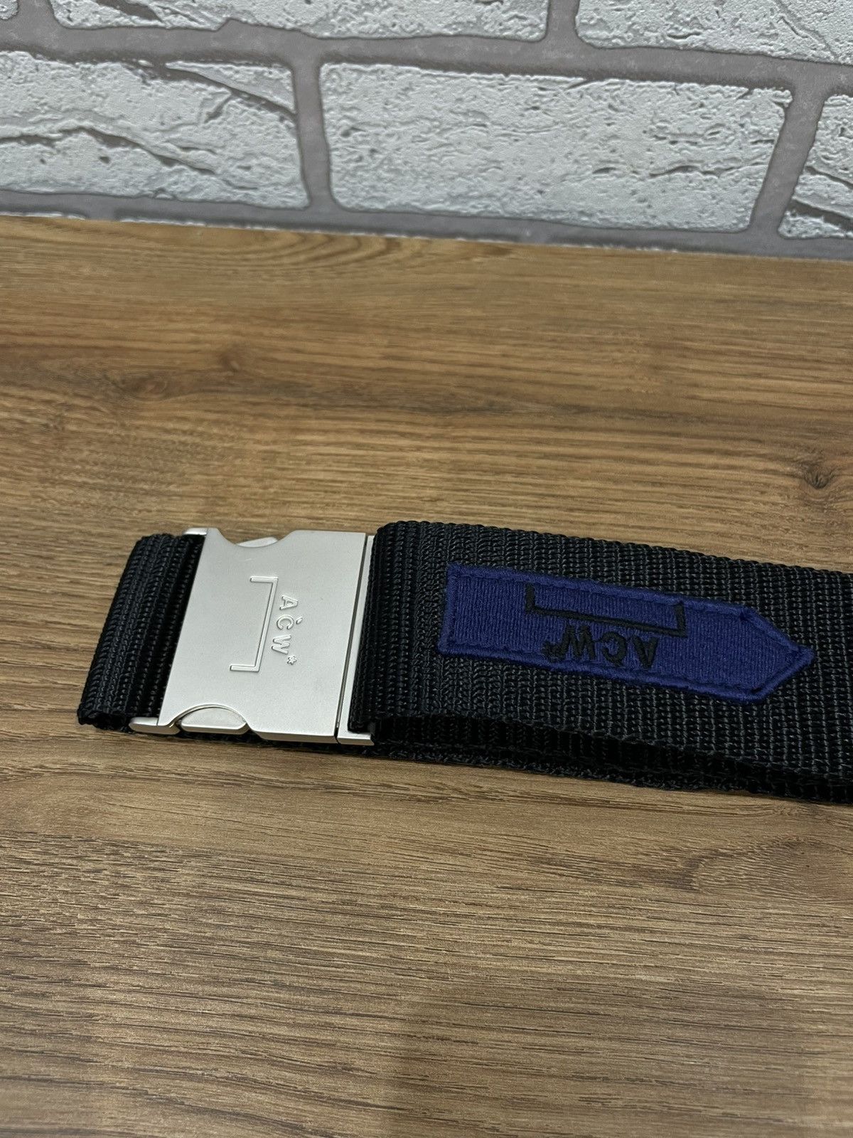 A-COLD-WALL* A-COLD-WALL Industrial Webbing Black Nylon Belt ACW Size ONE SIZE - 7 Thumbnail