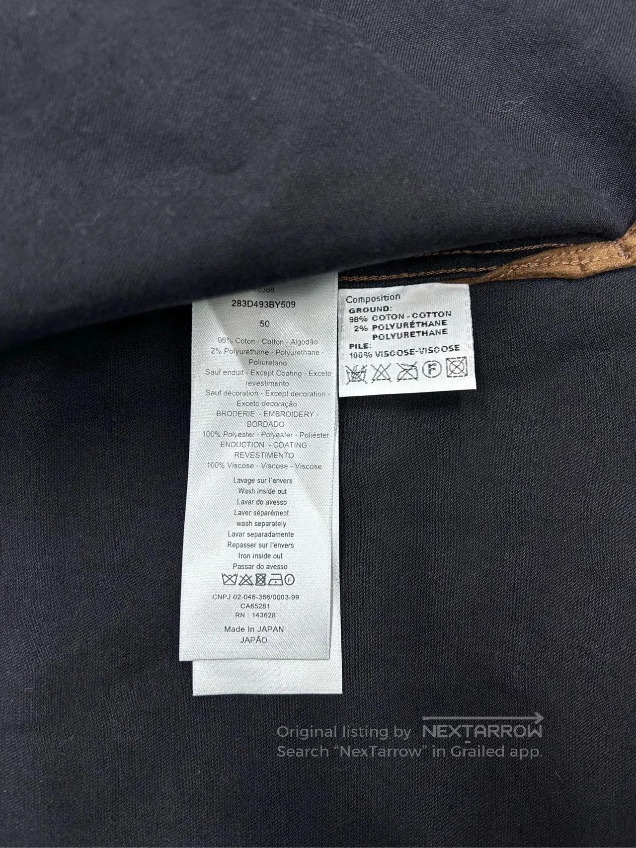 Dior brown suede embroidered shirt jacket. Size US L / EU 52-54 / 3 - 7 Thumbnail