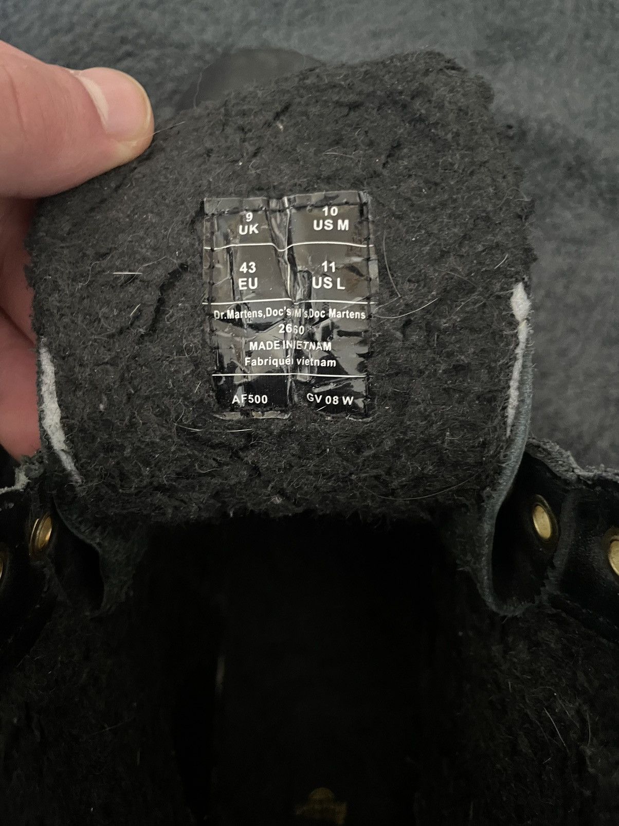 Dr. Martens Dr. Martens Fur Boots Size US 9 / EU 42 - 4 Thumbnail