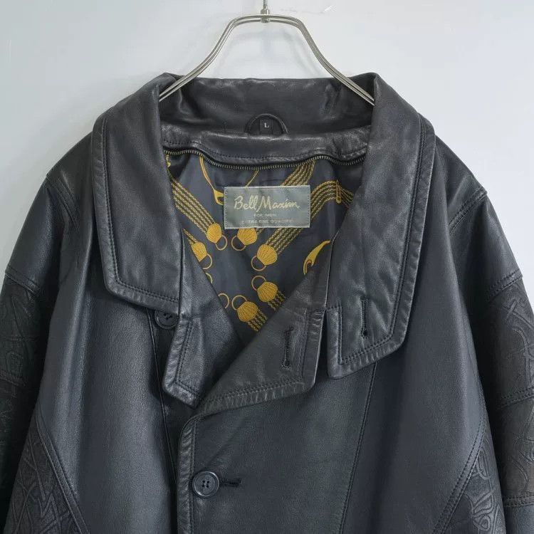 Adidas × Vintage Adidas Equipment leather jacket EQT 90s 80s