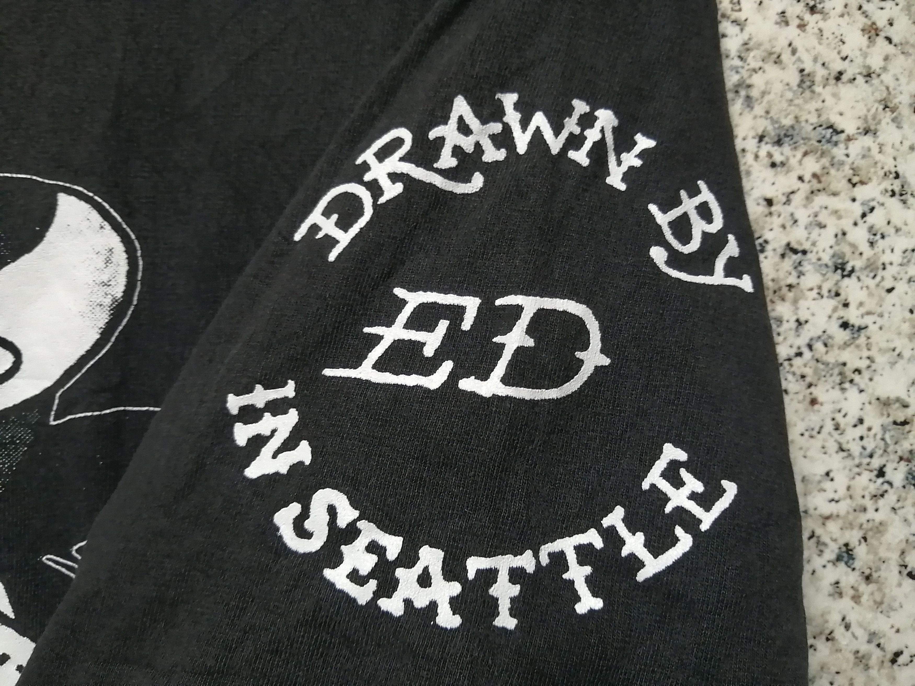 Ed Hardy × Japanese Brand × Vintage VINTAGE ED HARDY DRAWN BY IN SEATTLE VERY RARE Size US L / EU 52-54 / 3 - 4 Thumbnail