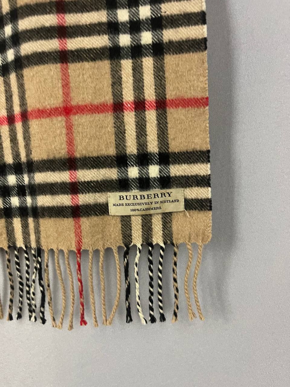 Burberry Burberry Nova Check Scarf Cashmere Size ONE SIZE - 18 Thumbnail