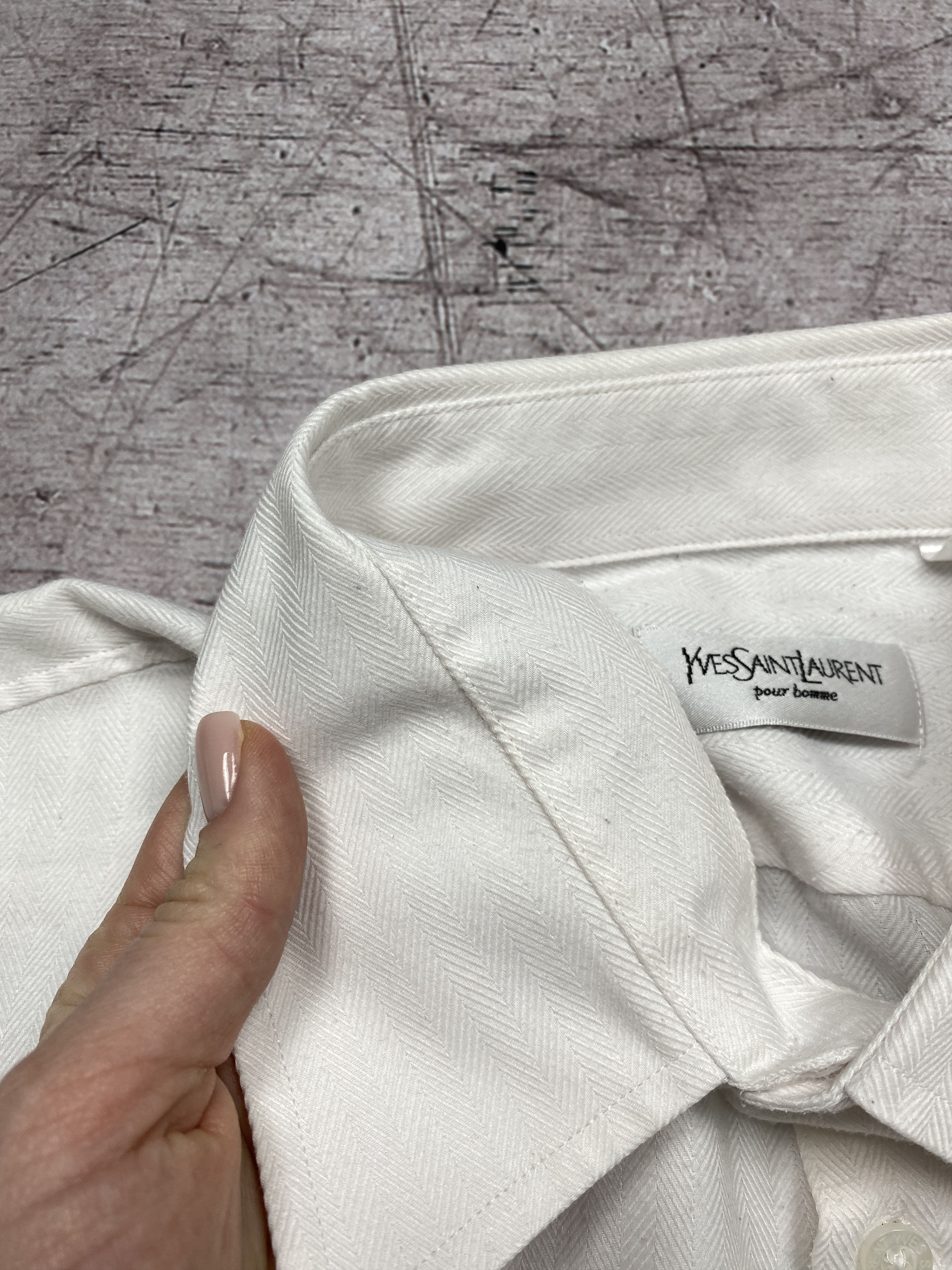 Yves Saint Laurent Vintage Yves Saint Laurent Short Sleeve Shirt YSL Size US XL / EU 56 / 4 - 5 Thumbnail
