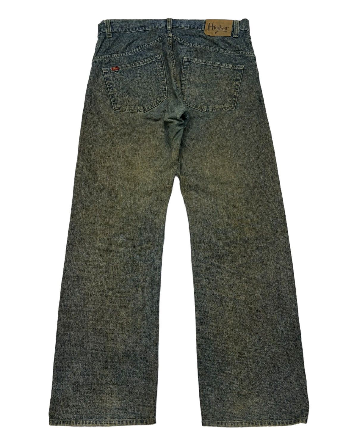 Hysteric Glamour 🔥HIGHER RULES RUSTY MUD WASH BAGGY DISTRESS DENIM JEANS Size US 34 / EU 50 - 2 Thumbnail