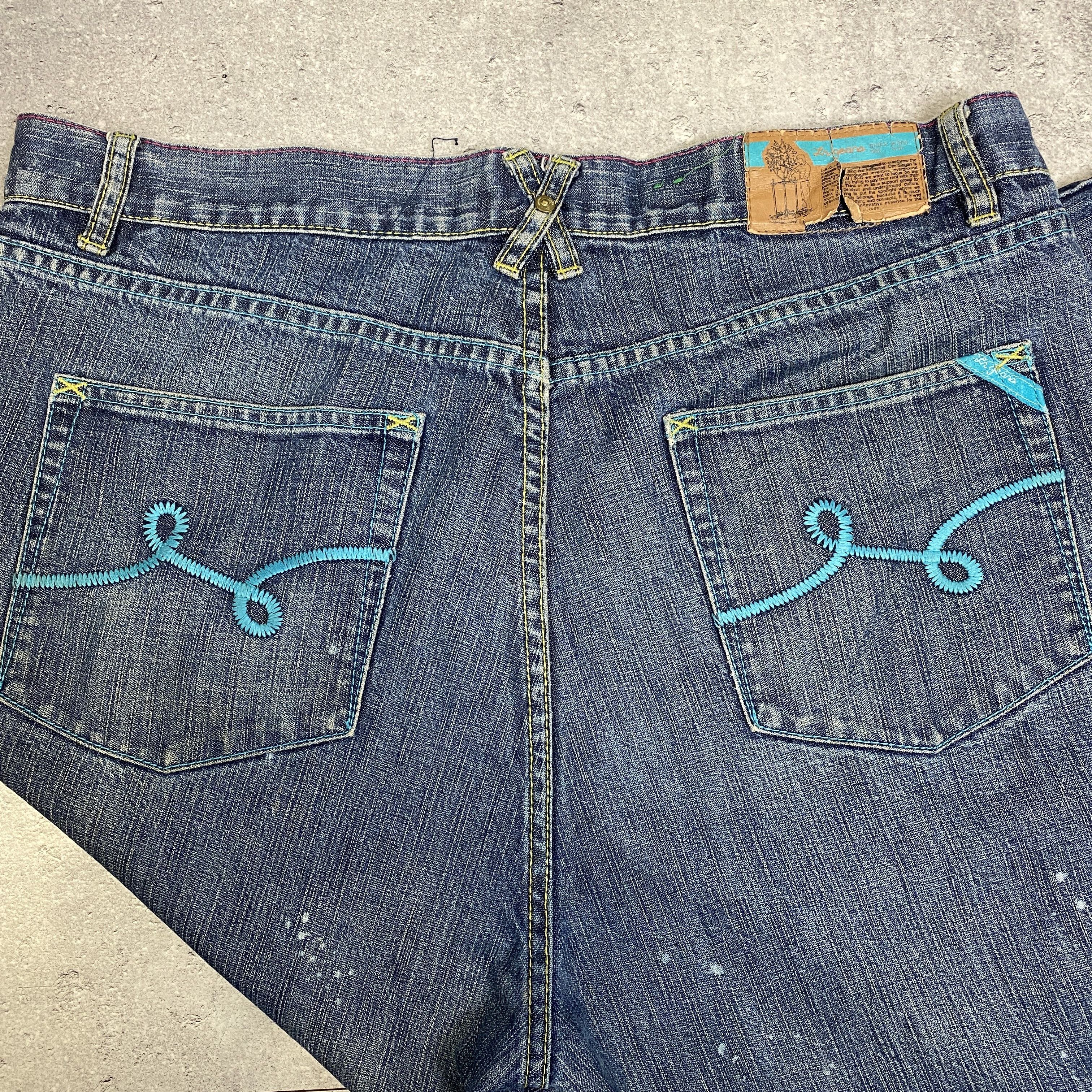 LRG × Rap Tees × Vintage Lrg jeans splattered baggy jeans - 36/38 Size US 36 / EU 52 - 4 Thumbnail