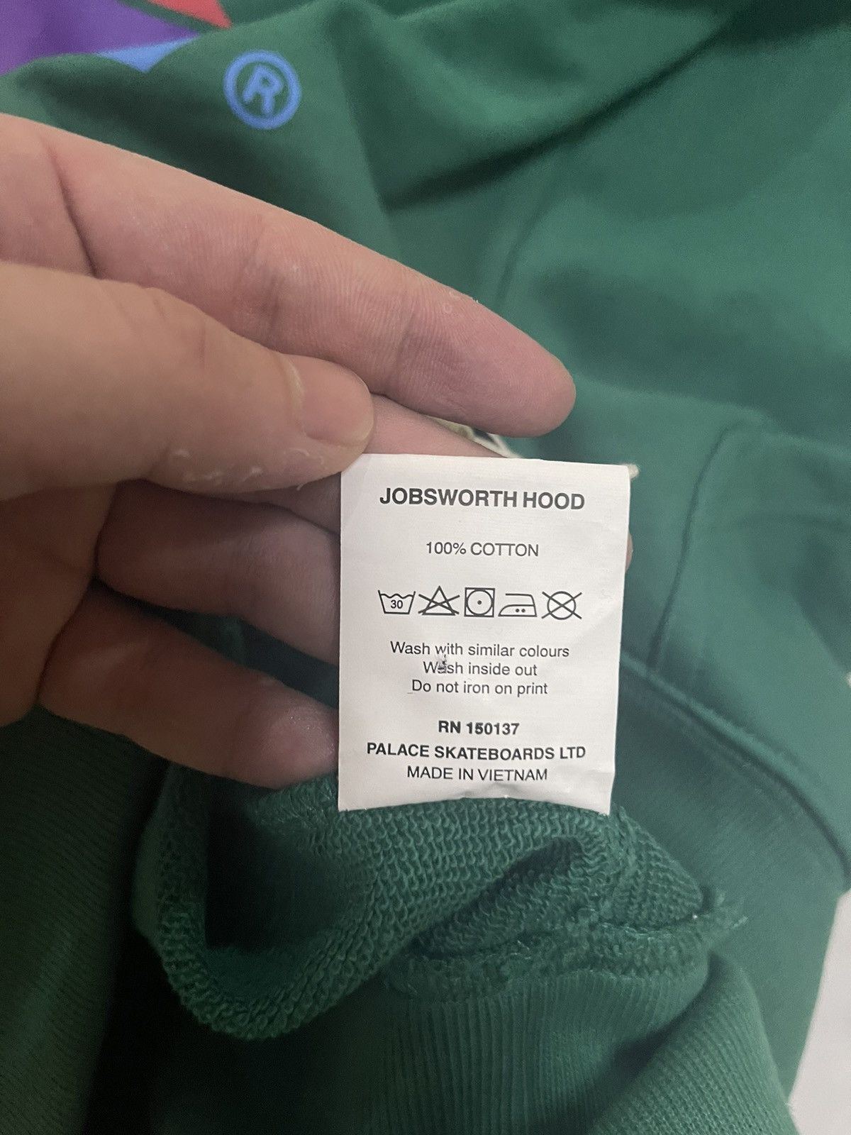 Palace Palace jobsworth hood Green Size US M / EU 48-50 / 2 - 6 Thumbnail