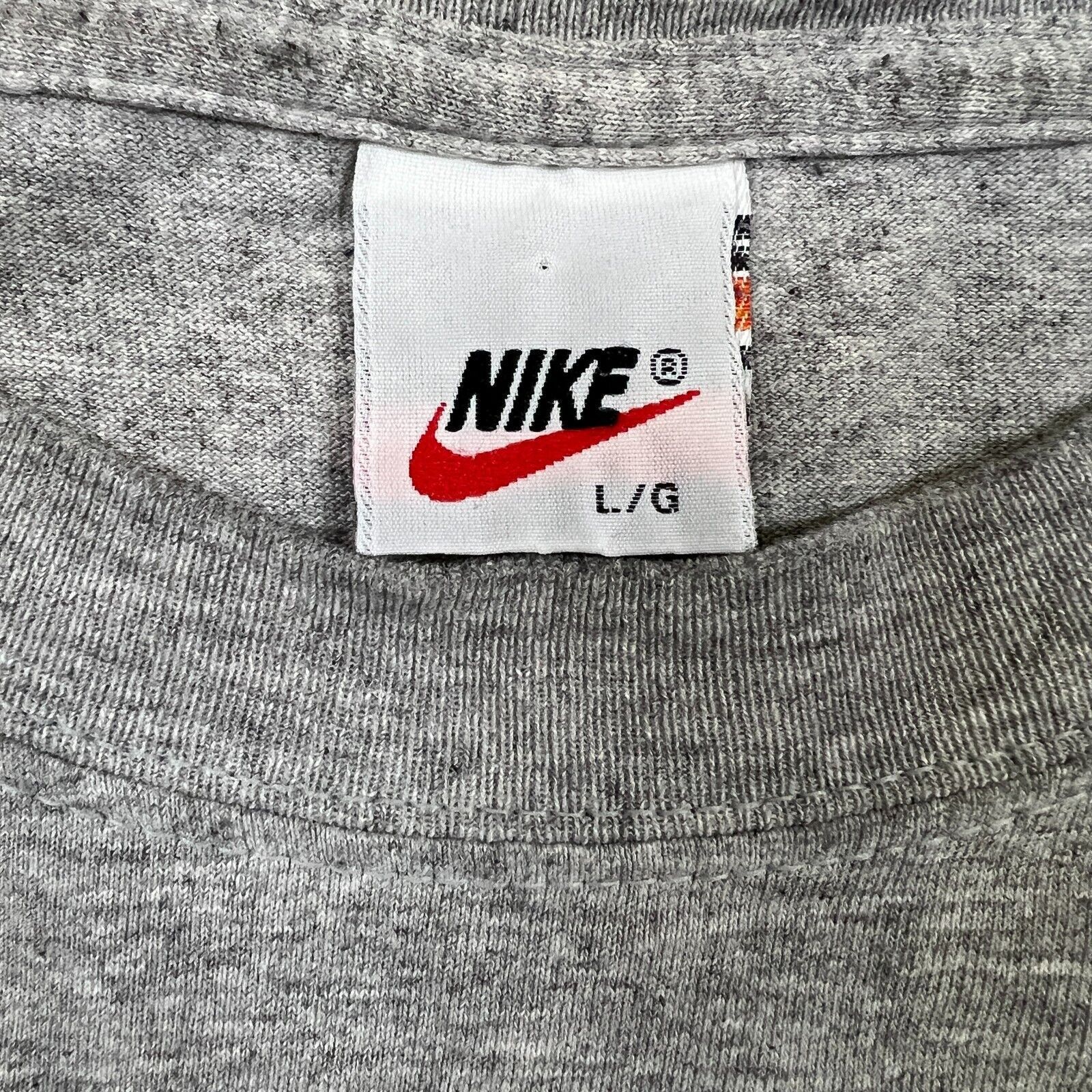 Nike × Vintage 90s Nike Sportswear T Shirt Large Swoosh Rare Short Sleeve Size US L / EU 52-54 / 3 - 5 Thumbnail