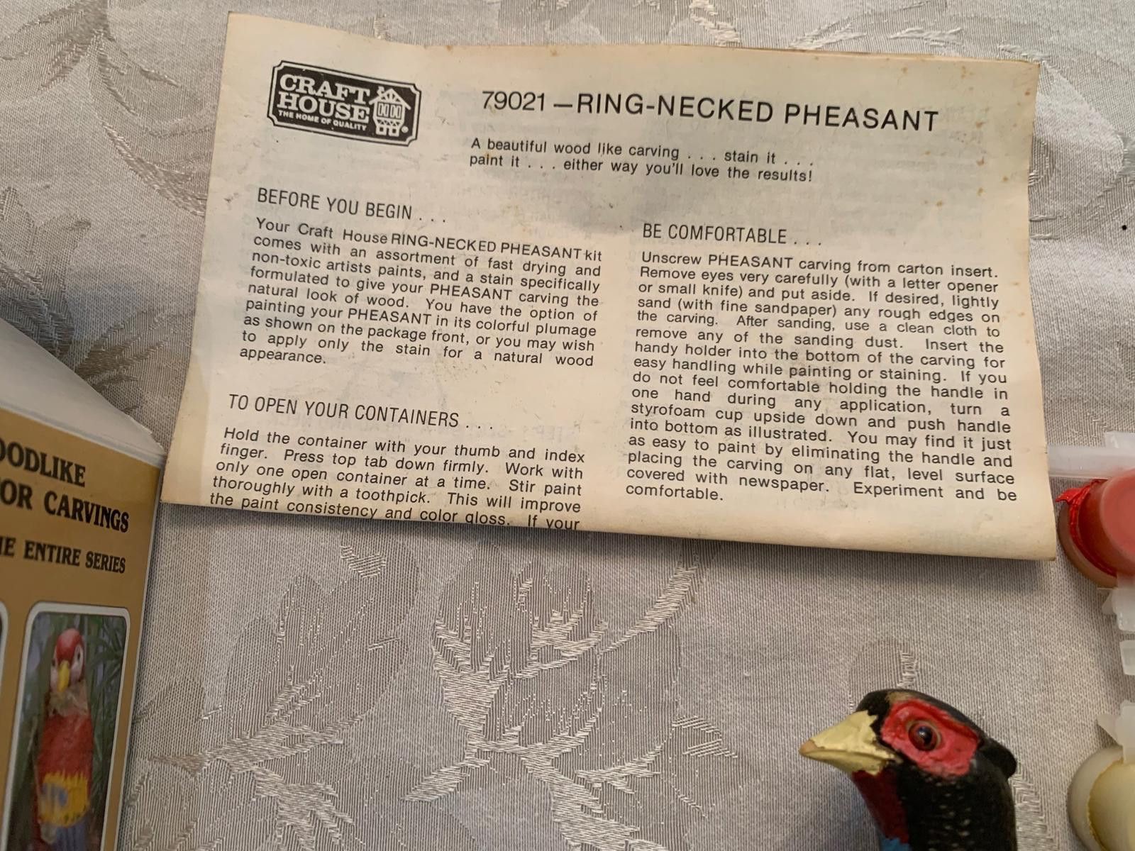 Other Woodlike Collector Carvings, Ring Necked Pheasant Size ONE SIZE - 2 Thumbnail
