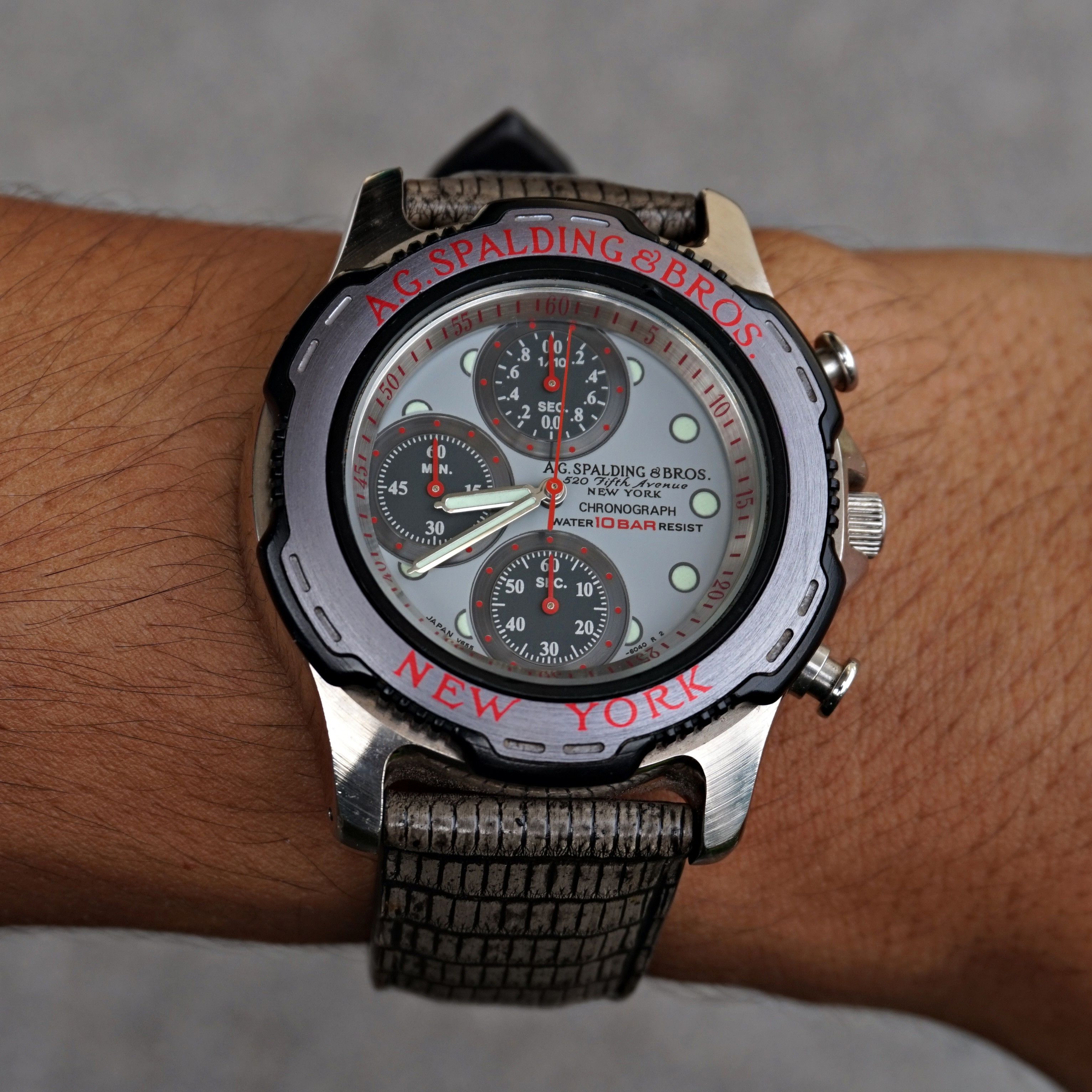 Spalding rare! AG. Spalding Panda Chronograph watches Size ONE SIZE - 2 Thumbnail