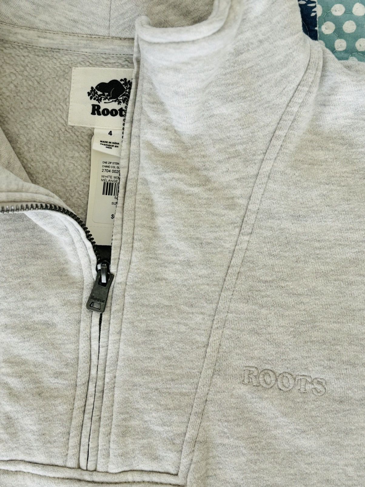 Roots ROOTS Half Zip Stein Gender Free - White Mix Size US L / EU 52-54 / 3 - 11 Thumbnail