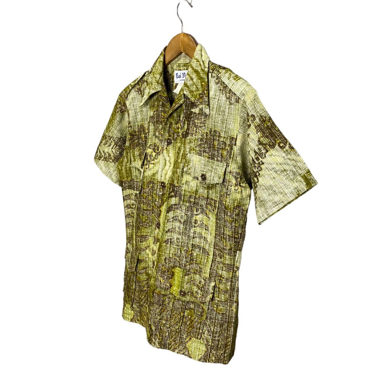 Vintage Kai Nani Made in Hawaii 4pocket metal button shirt Size US M / EU 48-50 / 2 - 3 Thumbnail