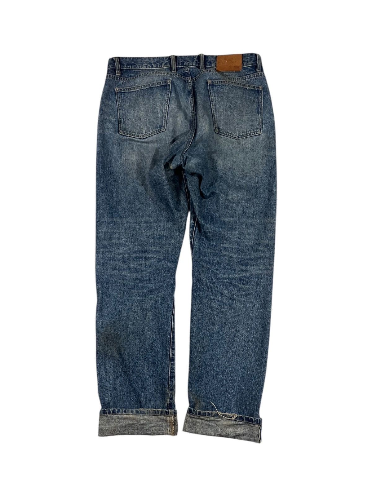 Taylor Stitch Taylor Stitch Slim Fit Selvedge Jeans Faded Blue 35x34 Size US 35 - 2 Thumbnail