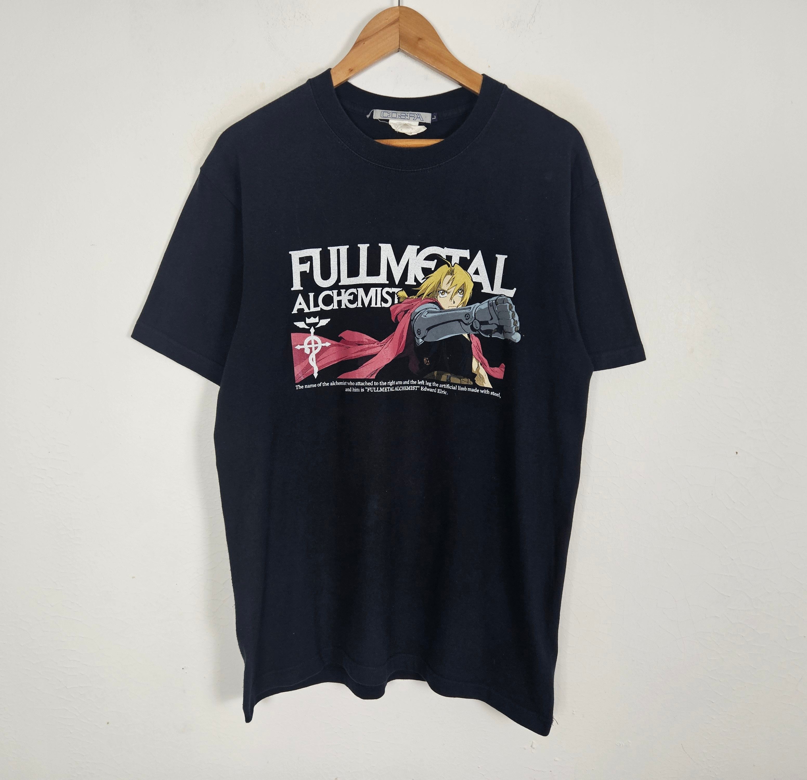 Anime × Cartoon Network × Vintage Vintage Fullmetal Alchemist edward cospa anime shirt Size US L / EU 52-54 / 3 - 2 Thumbnail