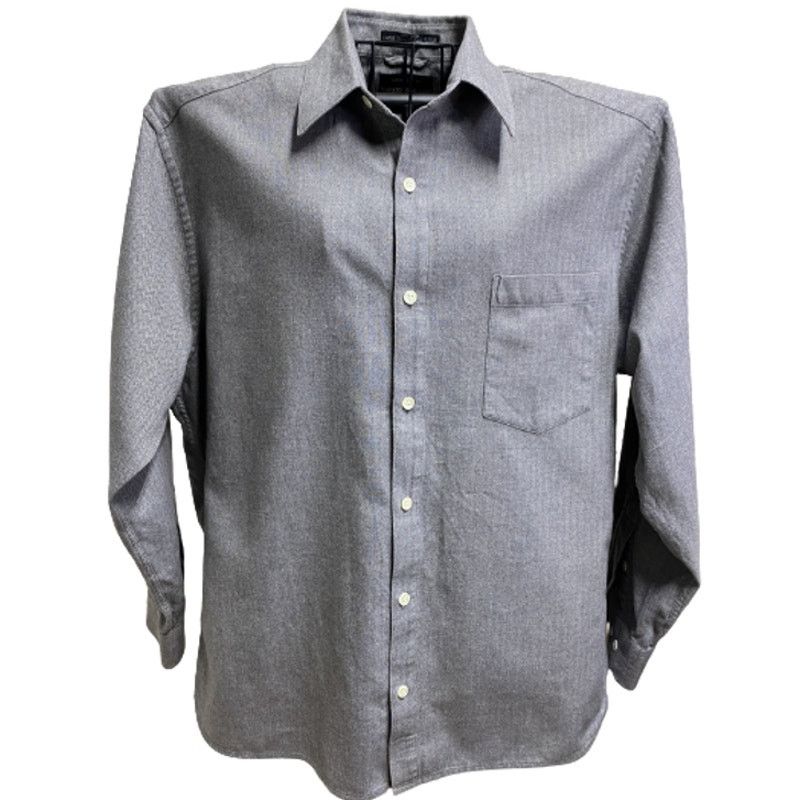 Johnston & Murphy Johnston & Murphy Men's Large Gray button down shirt (D12) Size US L / EU 52-54 / 3 - 1 Thumbnail