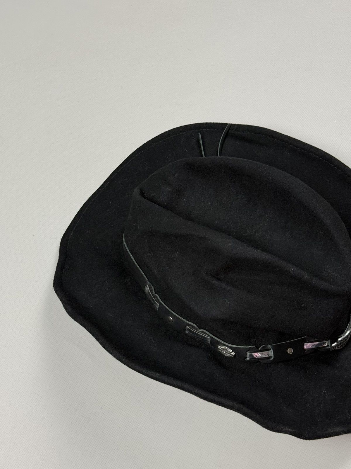 Harley Davidson Harley Davidson Western Wool Cowboy Hat Cap Size XL Size ONE SIZE - 12 Thumbnail