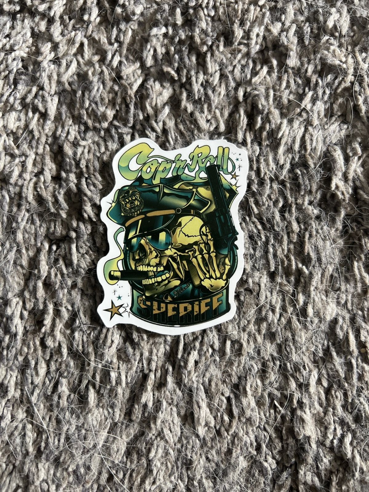 Hypebeast Cop’n Roll Sheriff Sticker Size ONE SIZE - 1 Thumbnail
