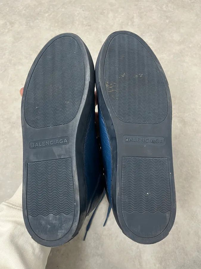 Balenciaga Balenciaga Arena Blue High Leather Sneakers Size US 9.5 / EU 42-43 - 8 Thumbnail
