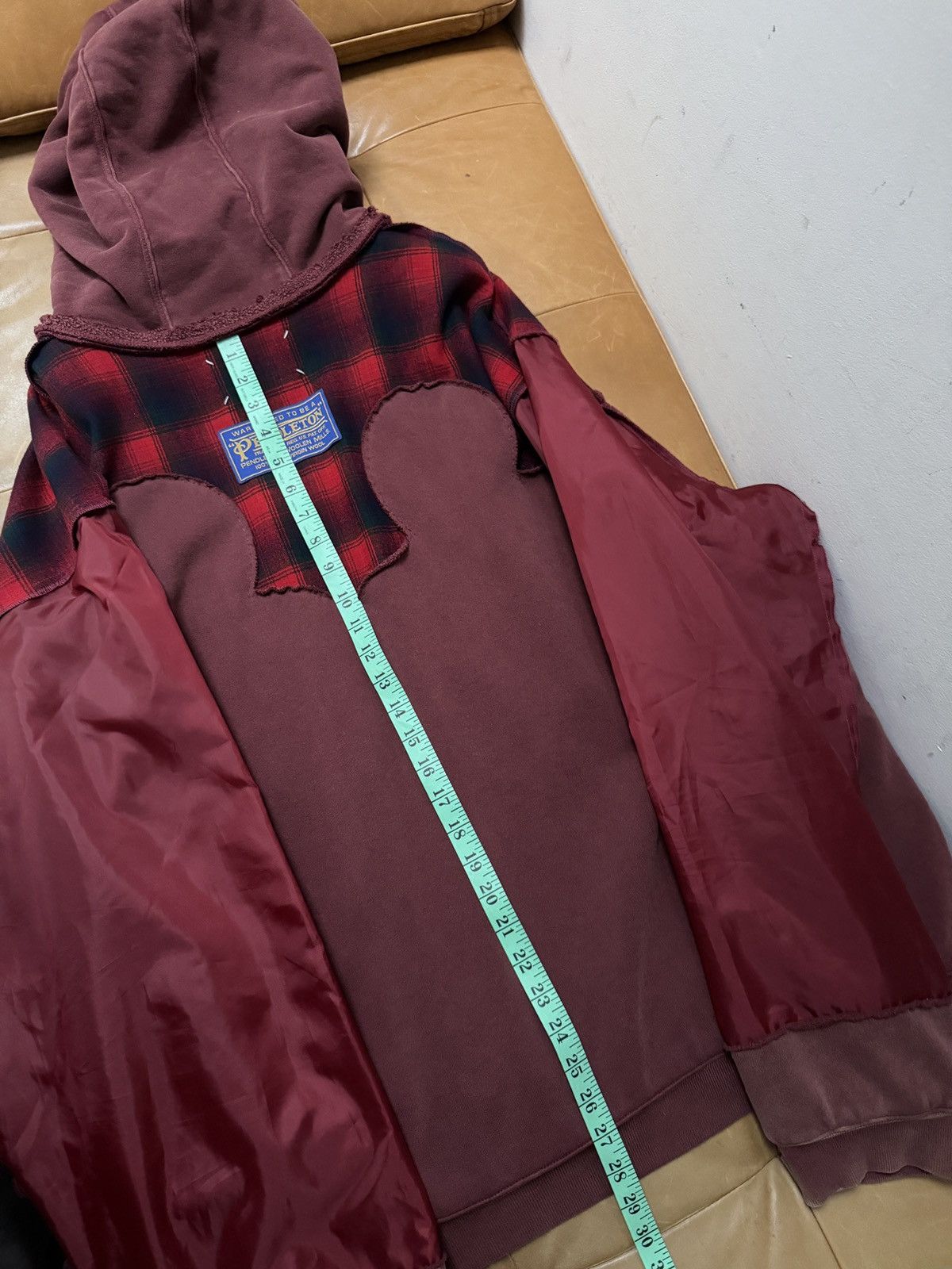 Maison Margiela × Pendleton Pendleton Yoke-Detail Zip Up Hoodie Size US L / EU 52-54 / 3 - 8 Thumbnail