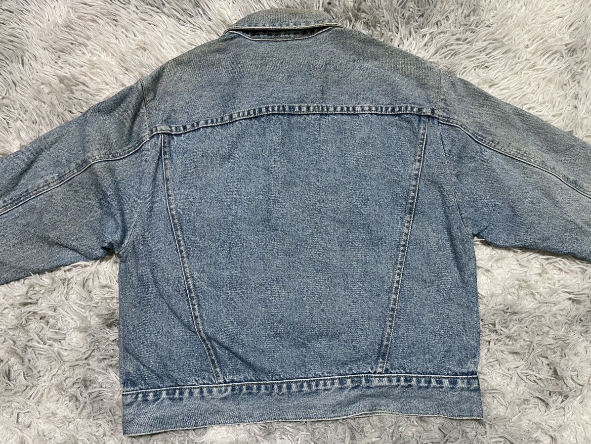 Guess 90s GUESS DENIM TRUCKER JACKET RARE DESIGN Size S / US 4 / IT 40 - 15 Thumbnail
