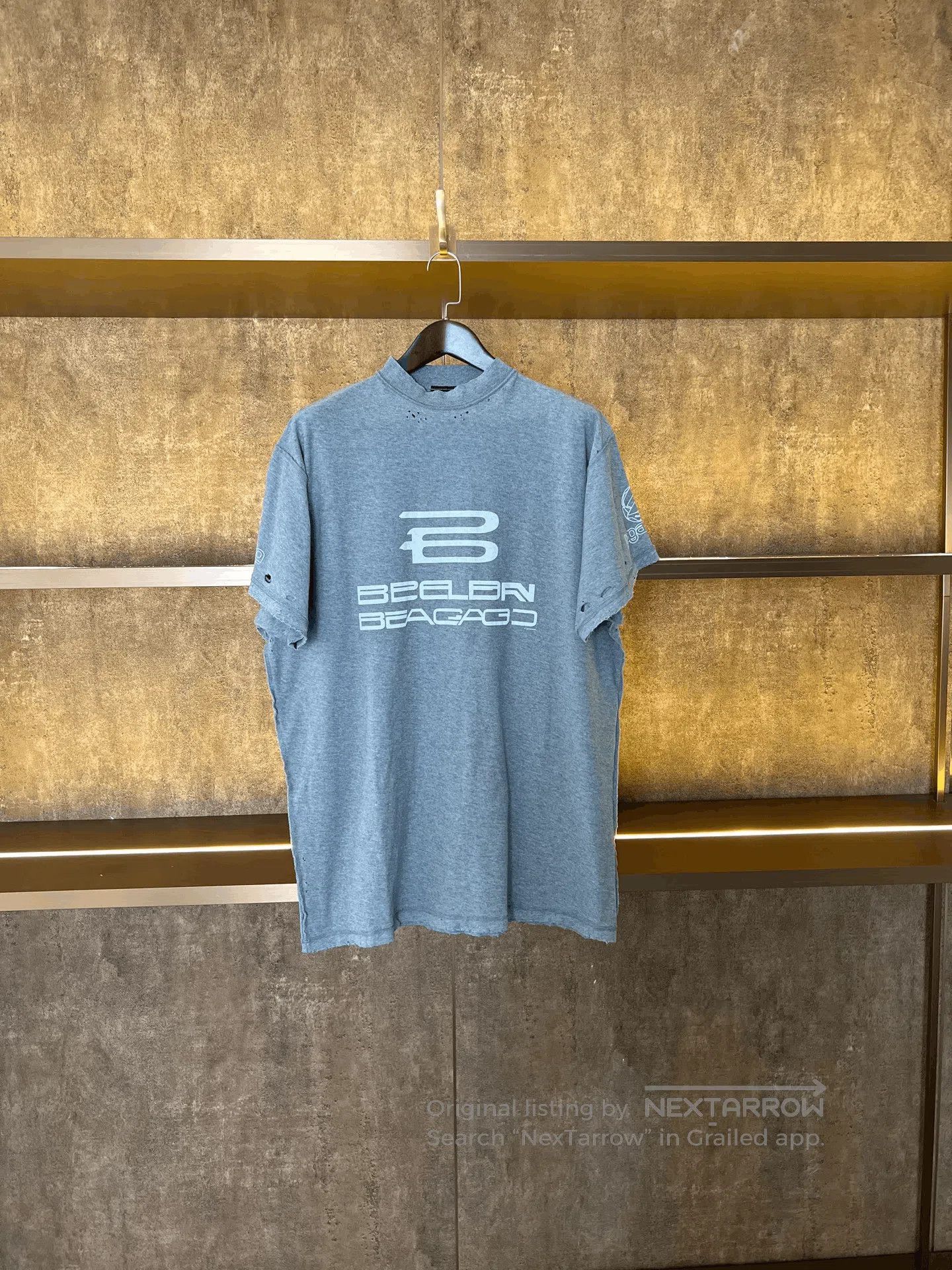 Balenciaga Balenciaga Distressed Short Sleeve. Size US S / EU 44-46 / 1 - 1 Thumbnail