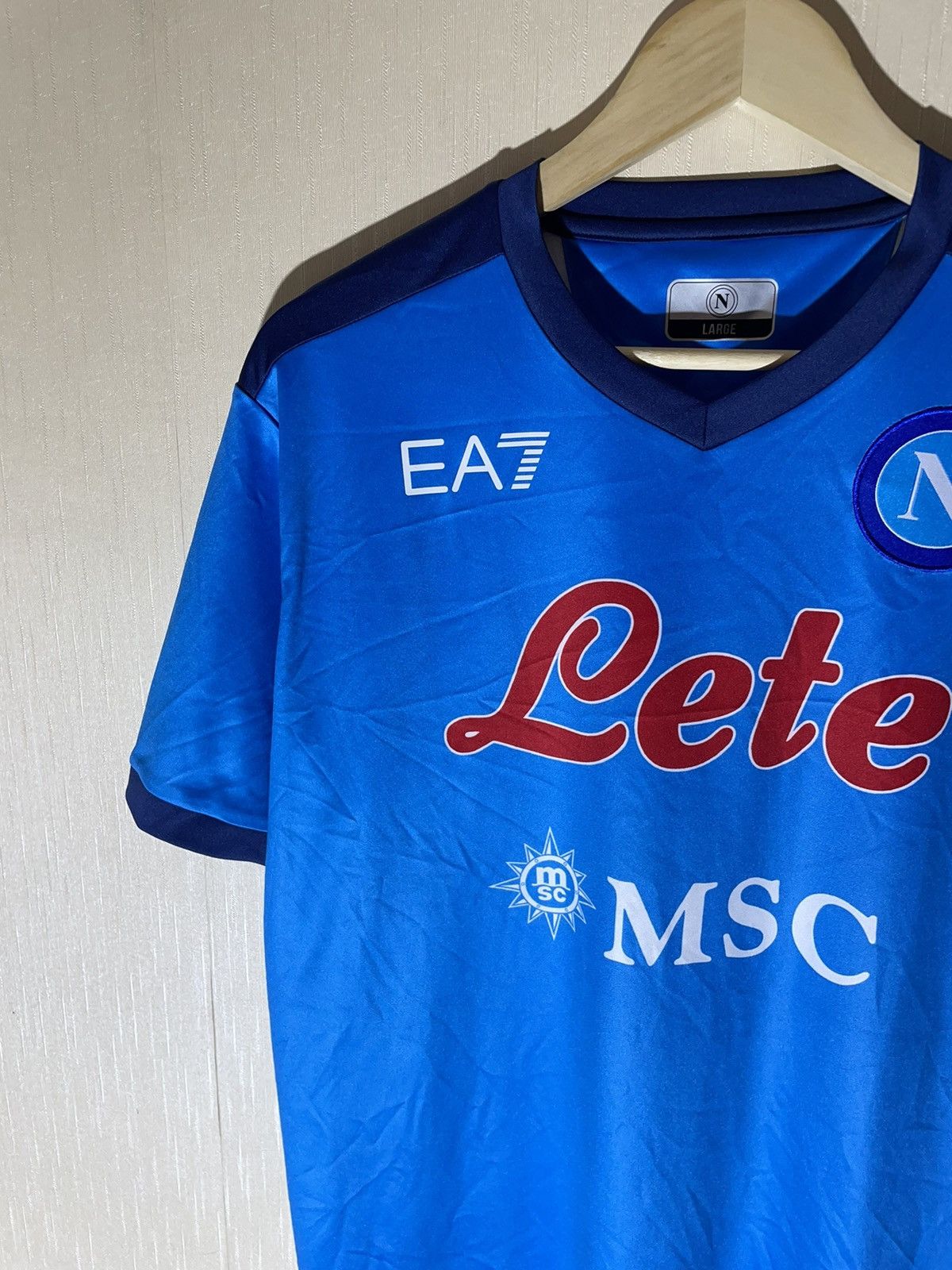 Emporio Armani Napoli Emporio Armani 2022 soccer jersey Size US L / EU 52-54 / 3 - 3 Thumbnail