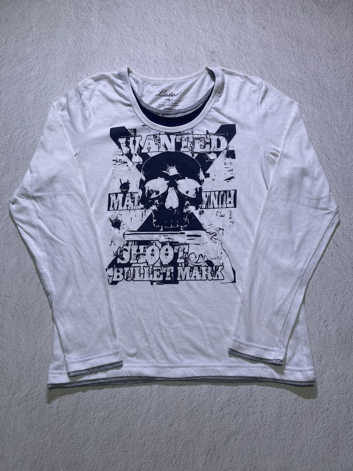 Japanese Brand Y2K LATEST long sleeve tshirt Size US M / EU 48-50 / 2 - 1 Thumbnail