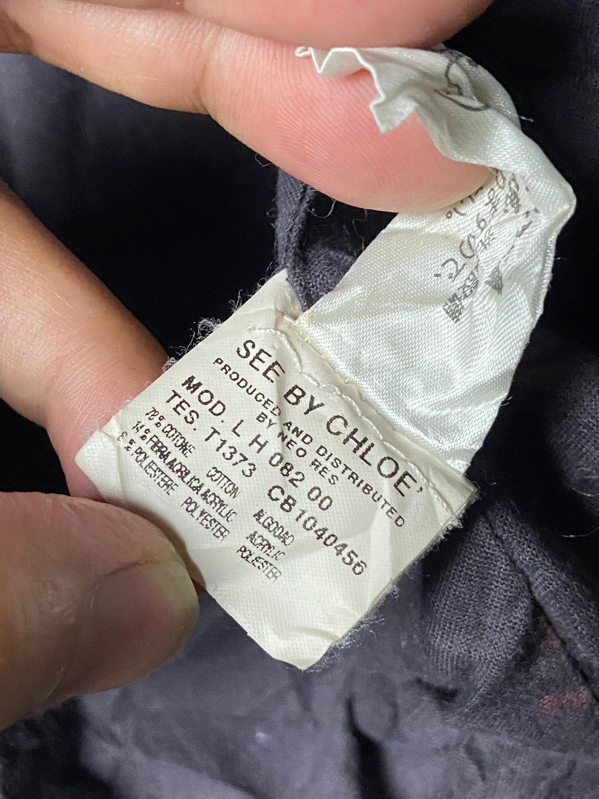 Japanese Brand SEE BY CHLOE Zip Up Design Jacket (141) Size US XXS / EU 40 - 9 Thumbnail