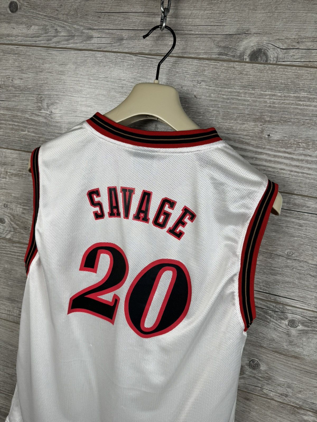 NBA ADIDAS NBA 90s Philadelphia Jersey 🇯🇪 Basketball Savage 20 Size US M / EU 48-50 / 2 - 12 Thumbnail