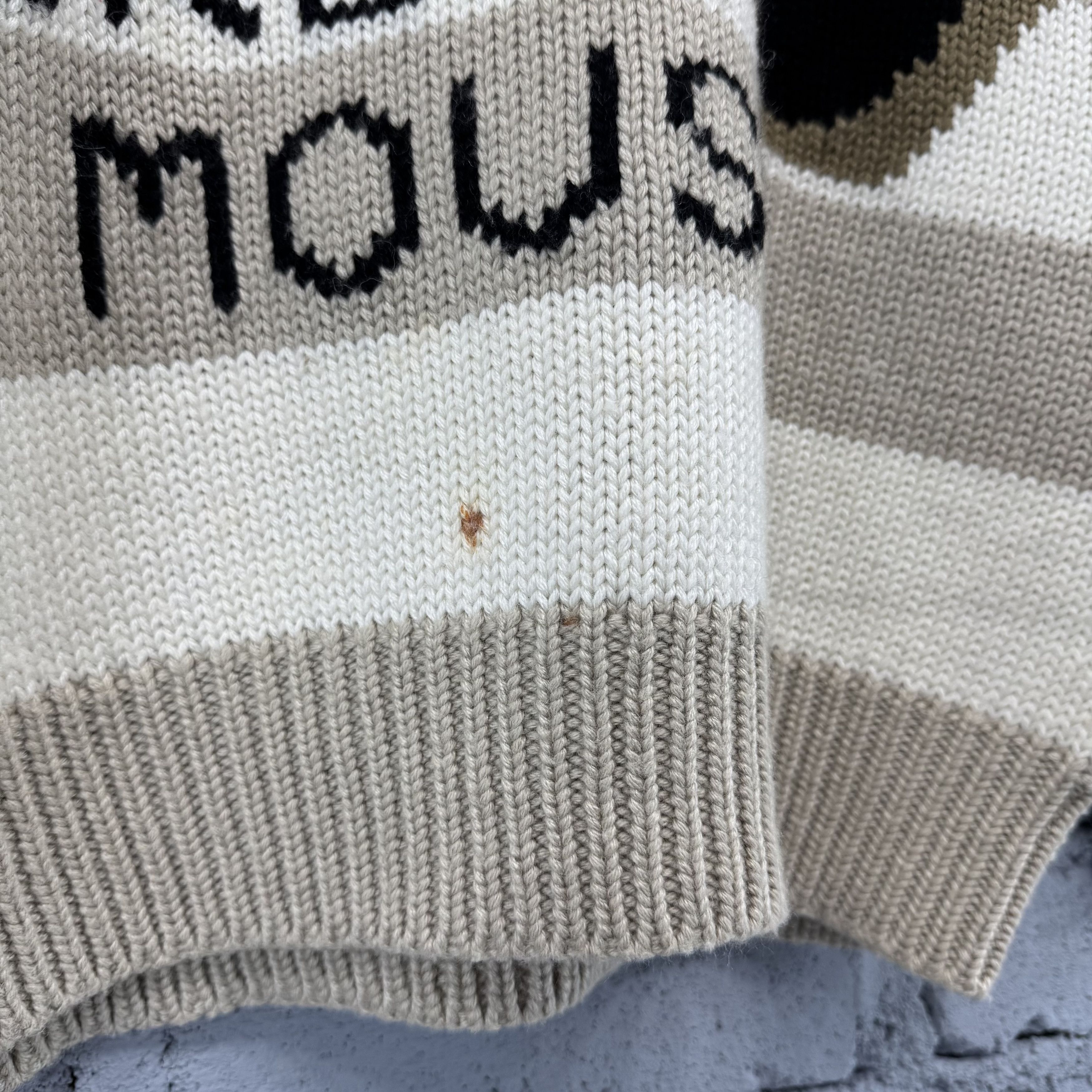 Mickey Mouse Vintage Mickey Mouse Overprint Knit Sweater Streetwear Size US M / EU 48-50 / 2 - 4 Thumbnail