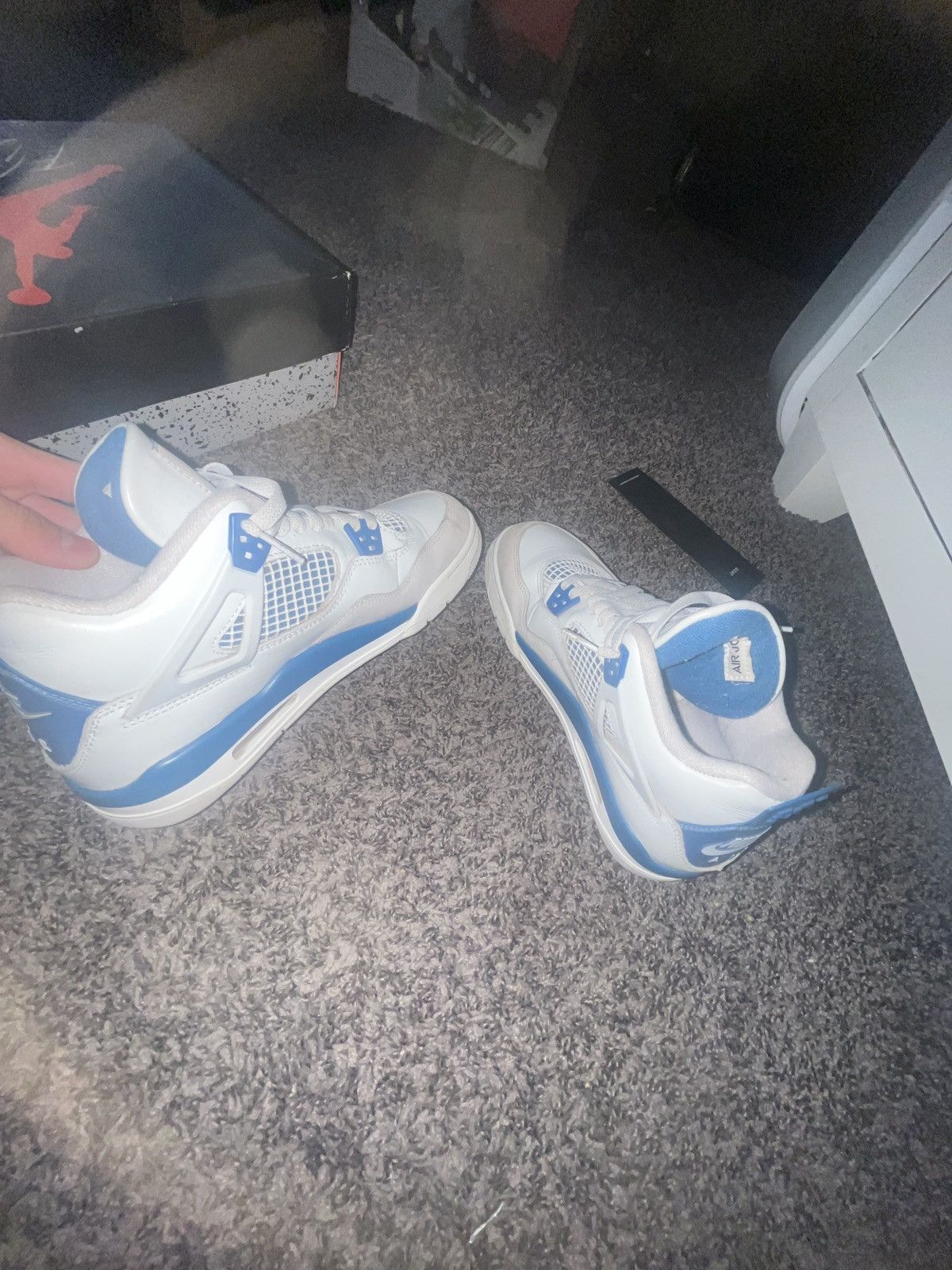 Jordan Brand Jordan 4 Military Blue Size US 7 / EU 40 - 8 Thumbnail