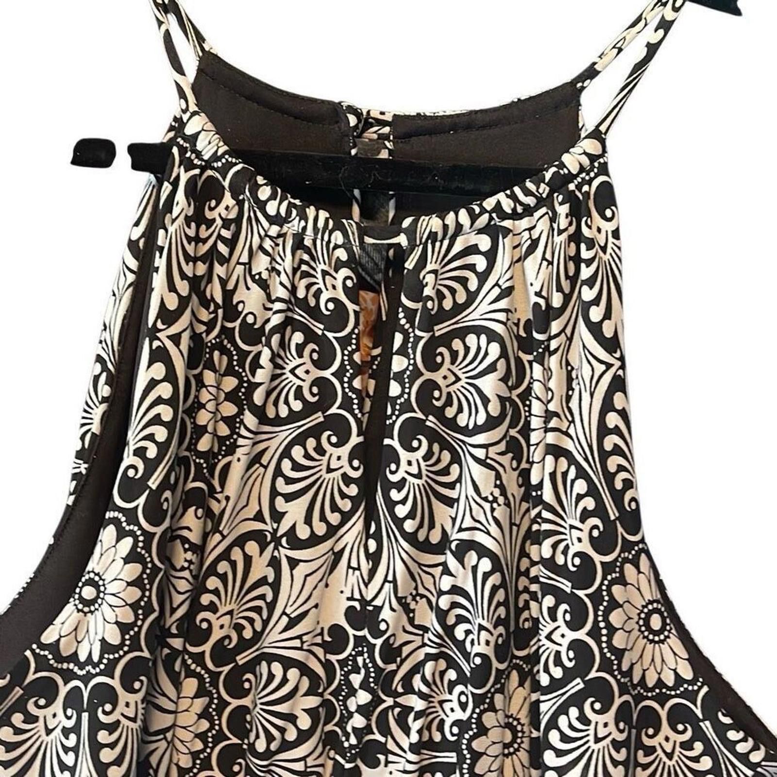 Designer White House Black Market summer bohemian maxi dress medium Size M / US 6-8 / IT 42-44 - 6 Thumbnail