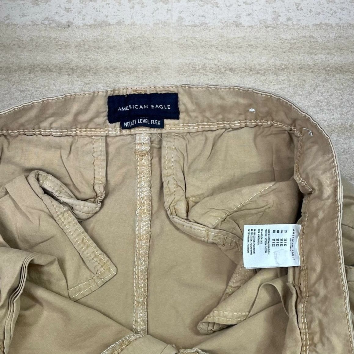 American Eagle Outfitters Vintage Y2K American Eagle Khakis Pants 31x32 Slim Fit Tan Size US 31 - 4 Thumbnail
