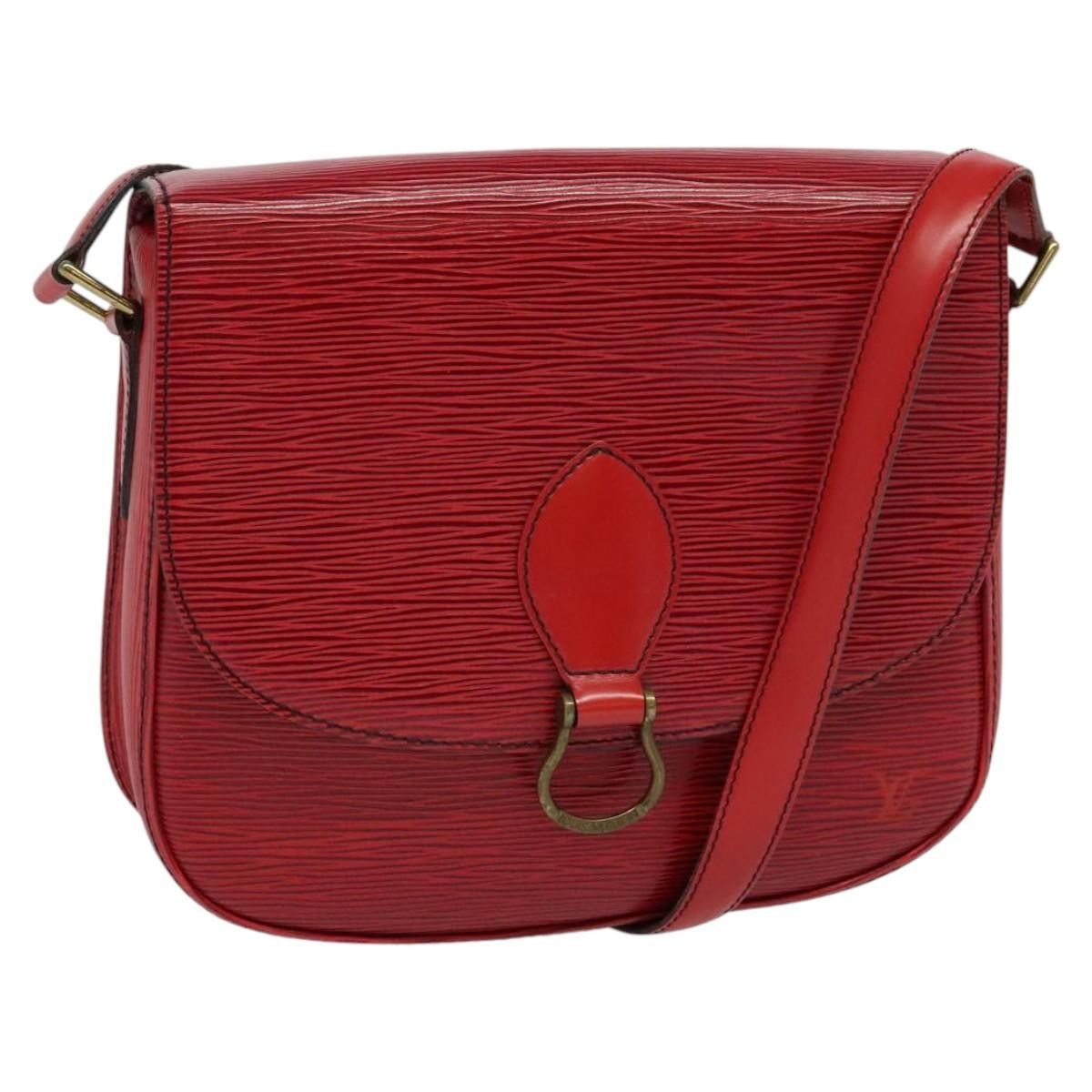 Louis Vuitton LOUIS VUITTON Epi Saint Cloud GM Shoulder Bag Red M52197 Size ONE SIZE - 1 Thumbnail