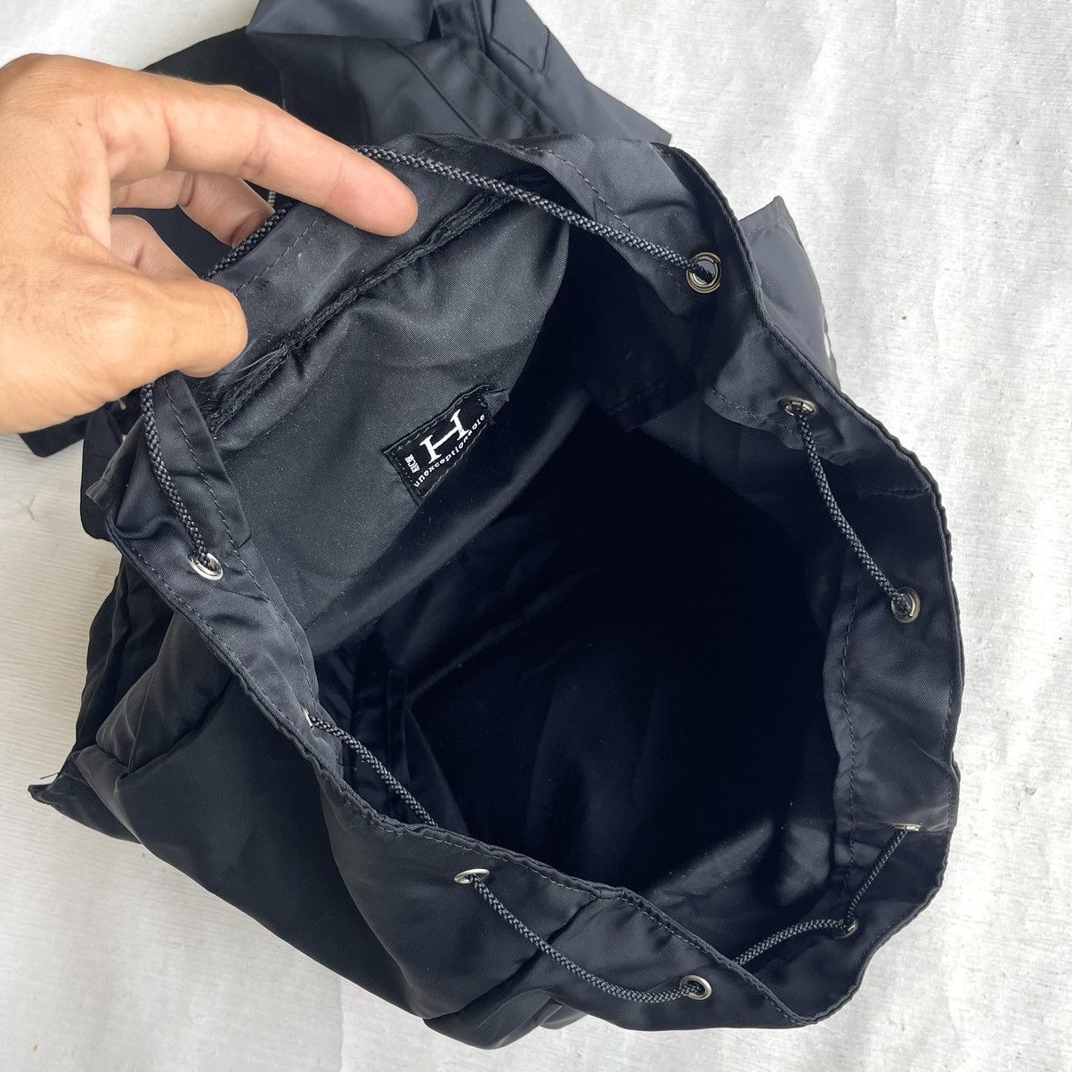 Japanese Brand 🔥 RARE BLACK NYLON MULTIPURPOSE TACTICAL VEST BACPACK Size ONE SIZE - 7 Thumbnail