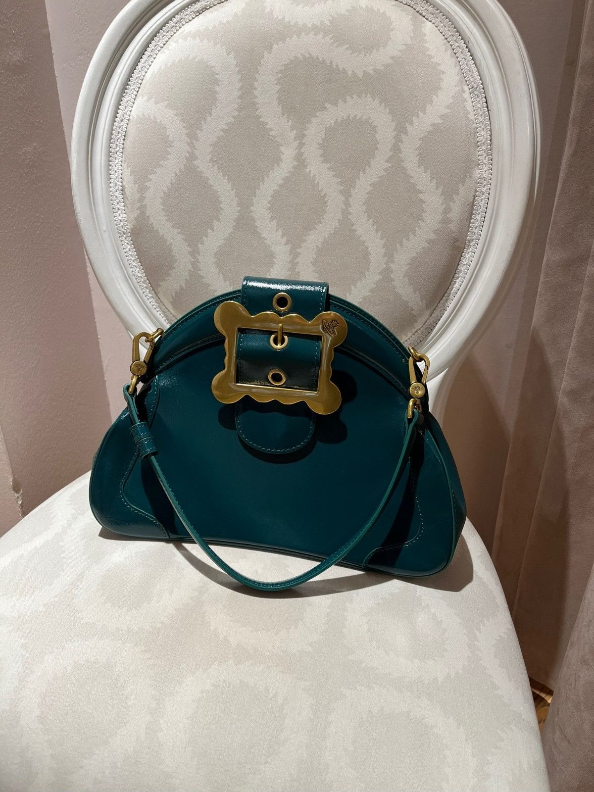 Vivienne Westwood o1f1d3z0825 Size: OS / Amy Shoulder Bag in Green Size ONE SIZE - 1 Preview