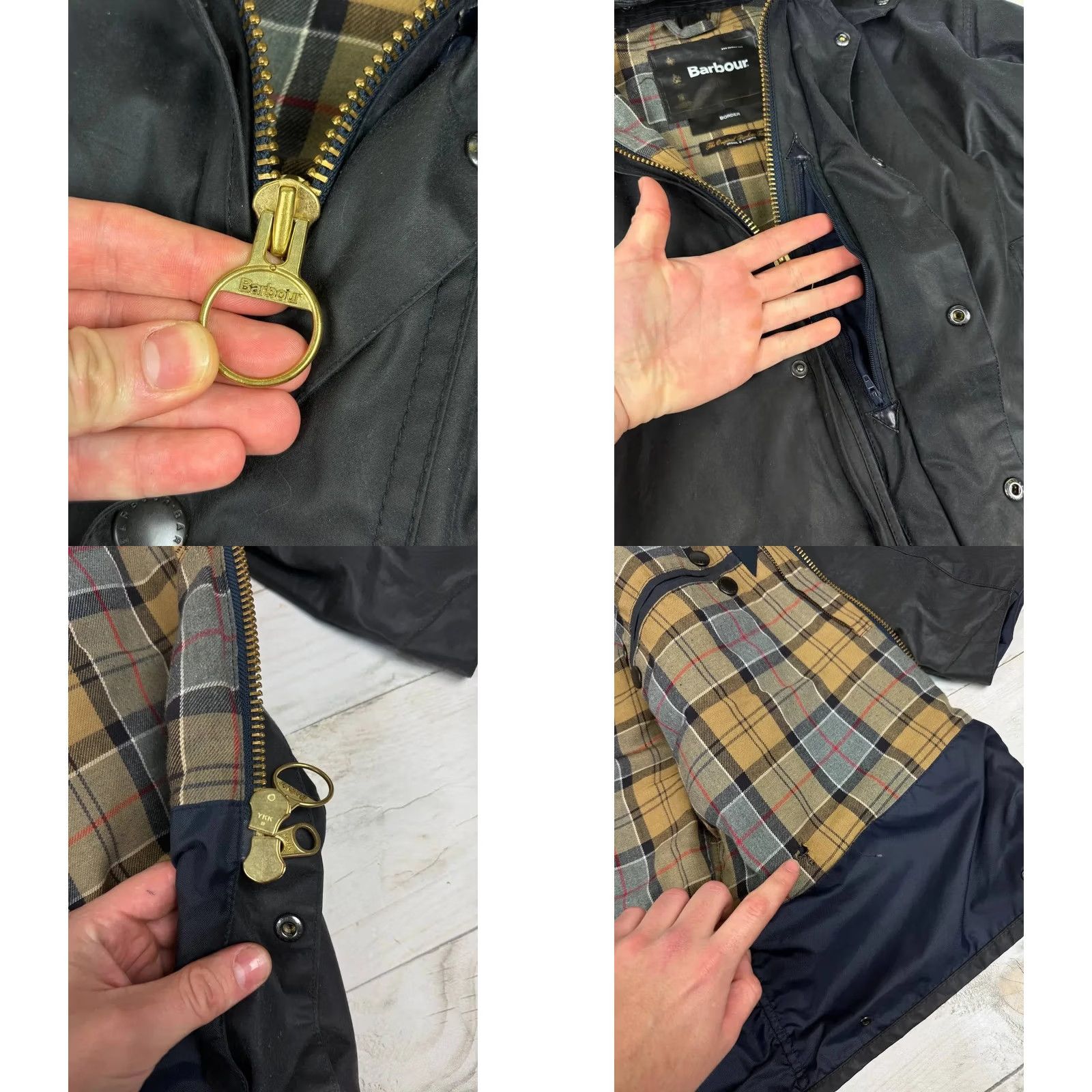 Barbour VINTAGE Barbour Waterproof Jacket Men 38 Black Coat Rain Coat 38 Barbour Jacket Mens 38 Black Waterproof 1990s? Size US XXS / EU 40 - 8 Thumbnail