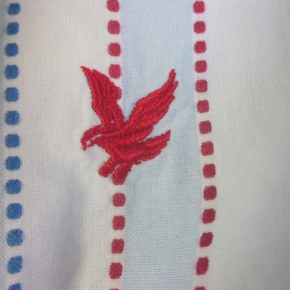 Lyle & Scott Lyle & Scott Scotland Golf Blouse XS Button Up Shirt Blue & White Size XS / US 0-2 / IT 36-38 - 4 Thumbnail