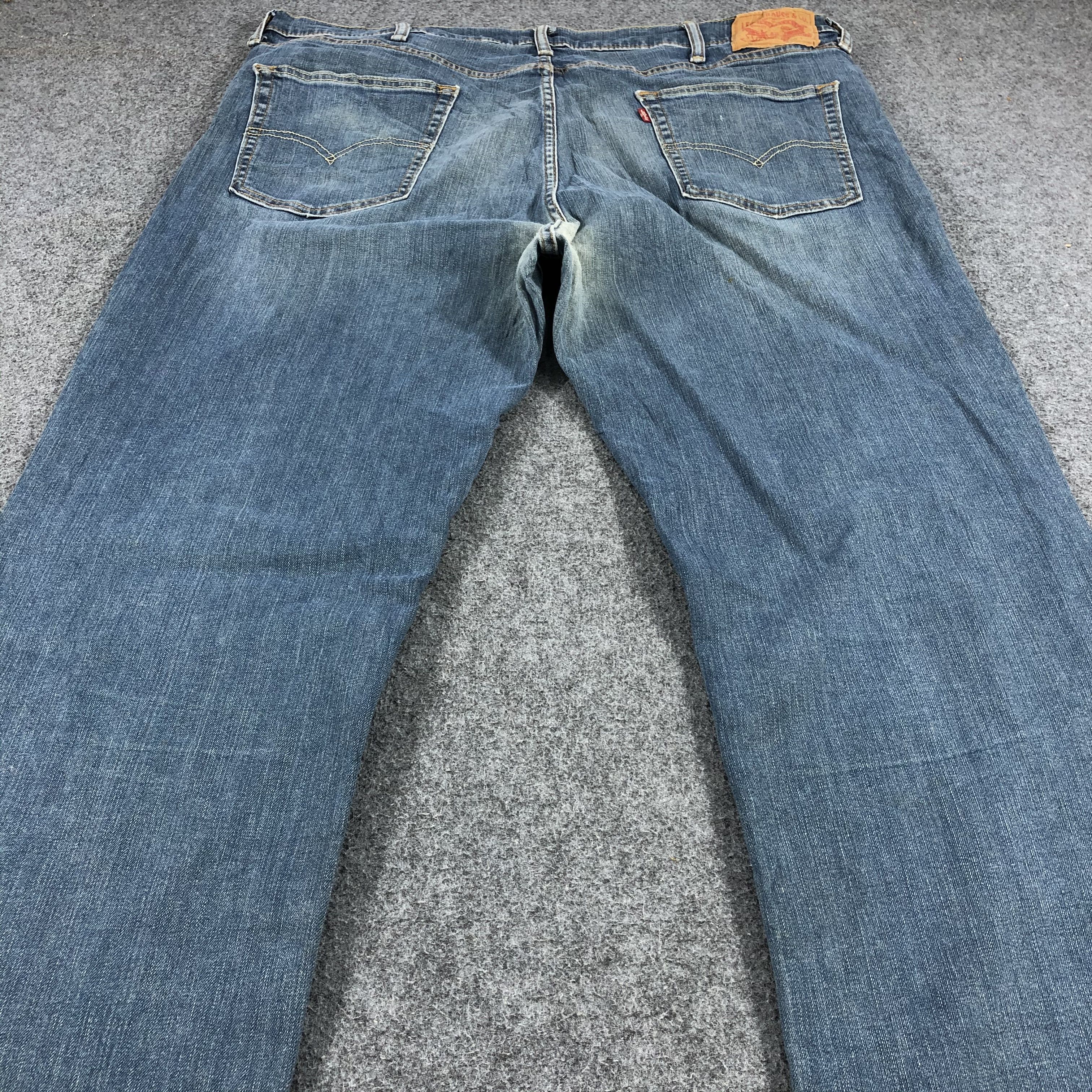 Levi's Distressed Vintage Levis 514 Jeans Blue Wash Denim-J1104 Size US 41 - 4 Thumbnail