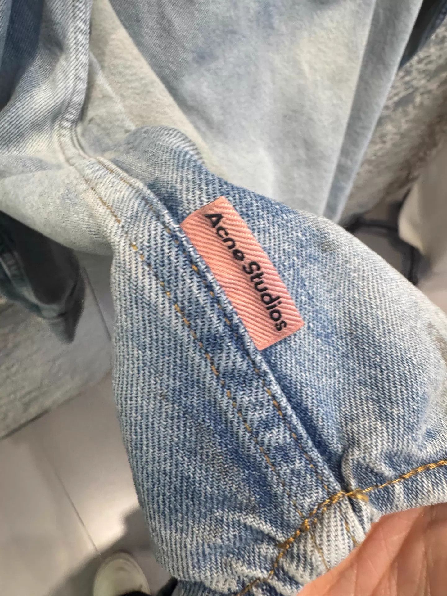 Acne Studios Acne Studios Mud-Distressed Denim Shirt Unisex EUR44 NWT Size US S / EU 44-46 / 1 - 4 Thumbnail