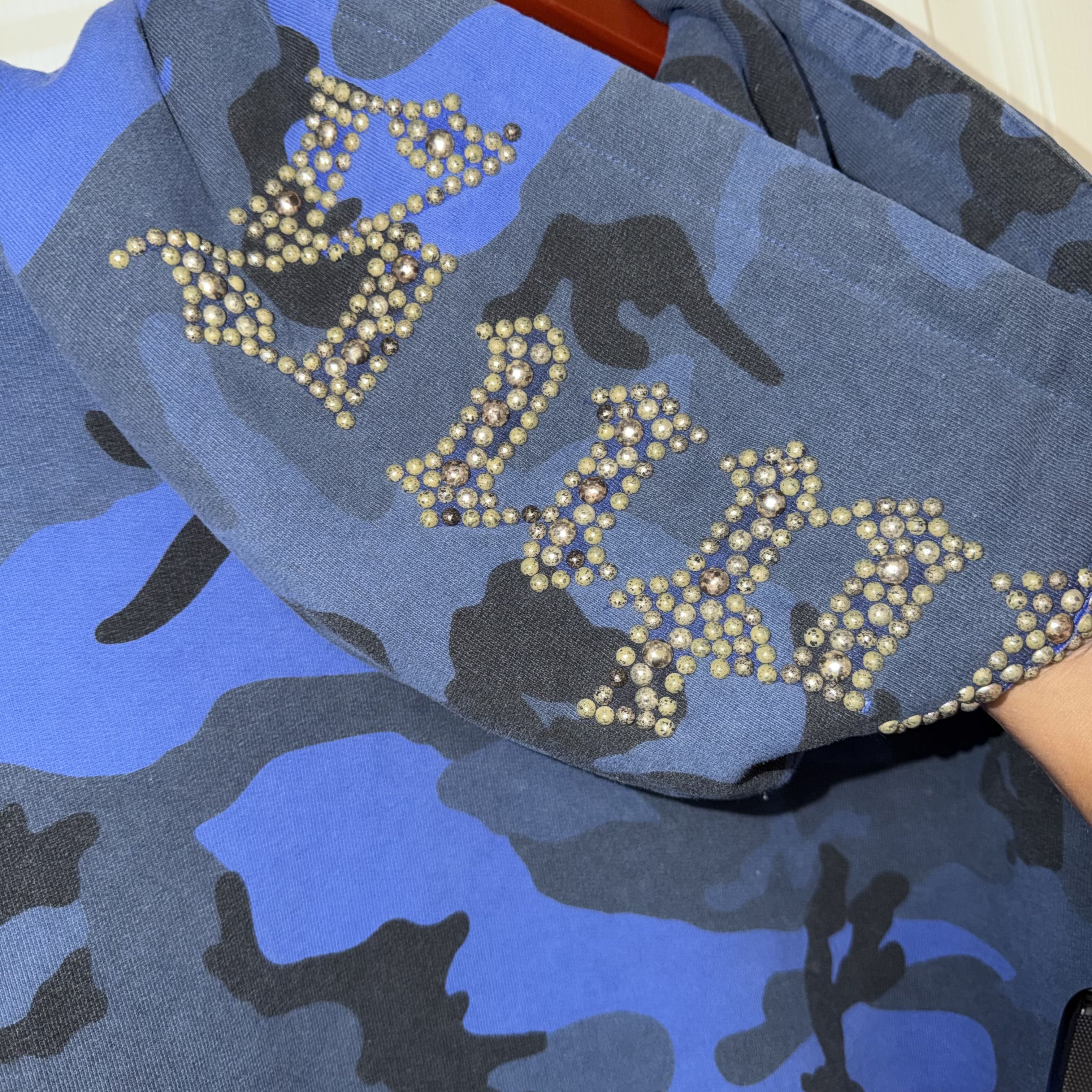 Supreme Overdyed Studded Hoodie Size US L / EU 52-54 / 3 - 15 Thumbnail