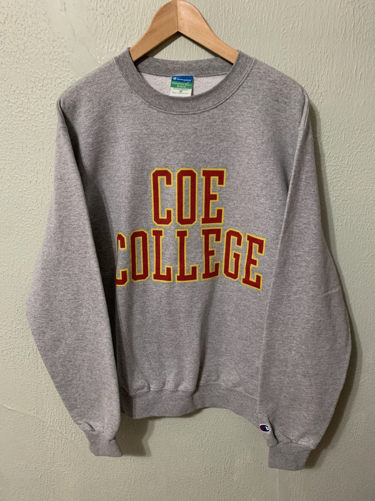 American College × Vintage Vintage Crewneck Champion COE College 