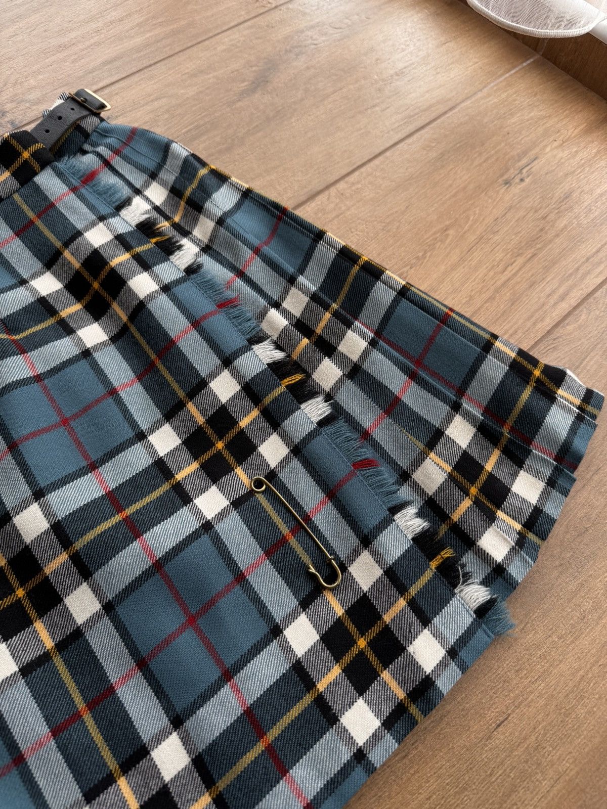 Pringle Of Scotland × Vintage Vintage James Pringle Weavers of Inverness Wool Tartan Kilt Size 30" / US 8 / IT 44 - 3 Thumbnail