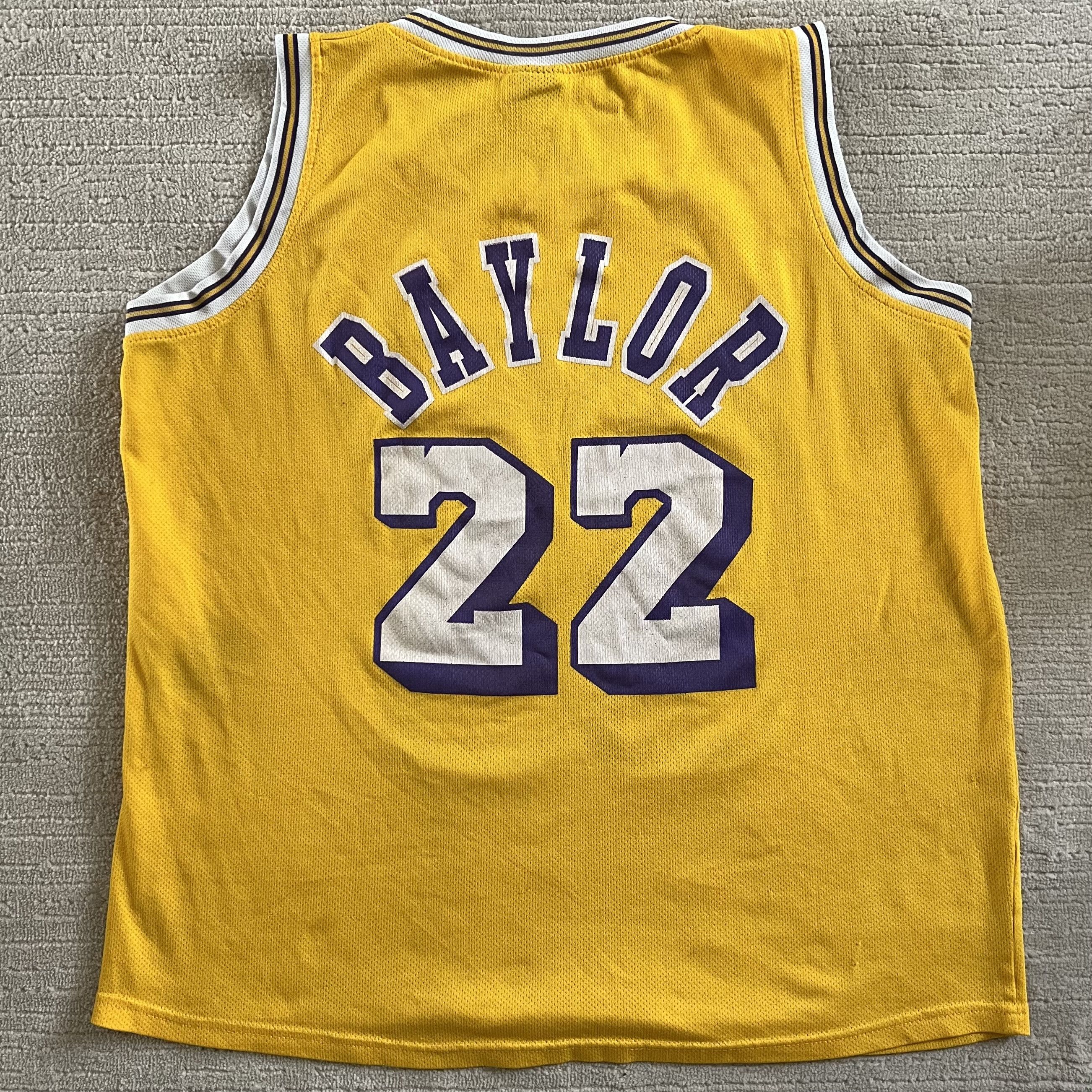 NBA × Vintage Elgin Baylor Los Angeles Lakers Jersey Size US XL / EU 56 / 4 - 4 Thumbnail