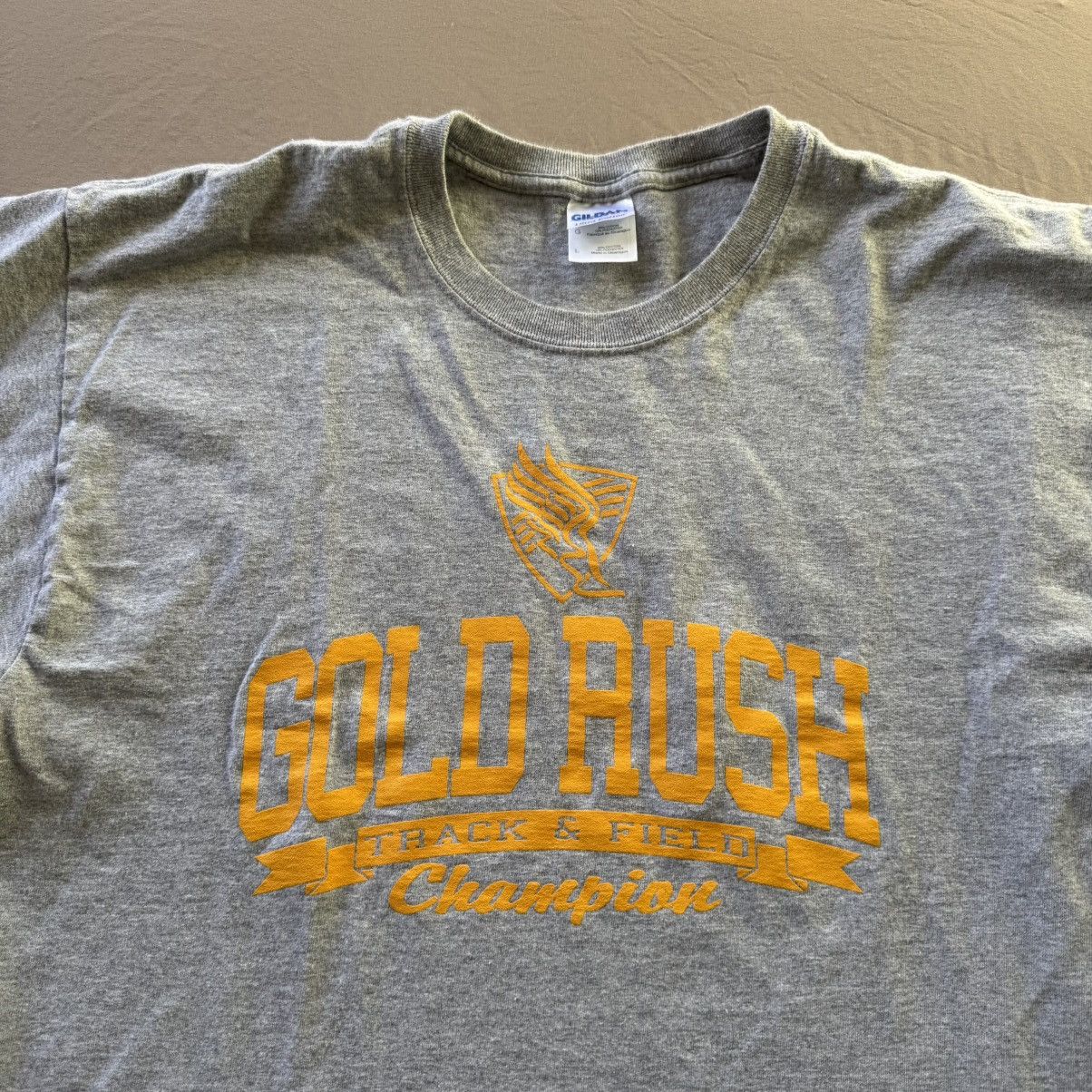 Other Gold Rush Track & Field Varsity Tee Size US L / EU 52-54 / 3 - 3 Thumbnail