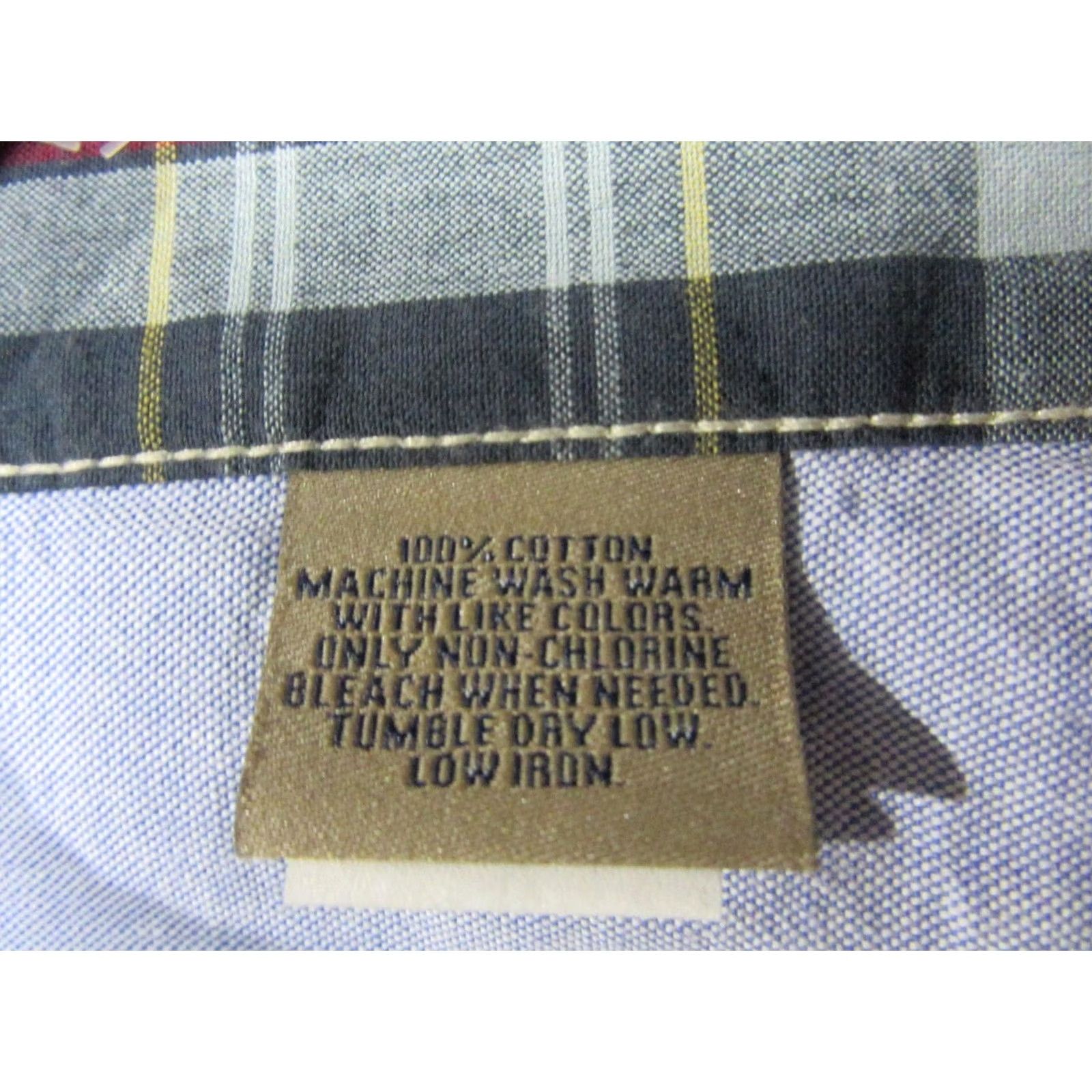 Bills Khakis Bills Khakis Pants Mens 33x38 Blue Derby Plaid Raw Hem Parker Preppy Chino USA Size US 33 - 7 Thumbnail
