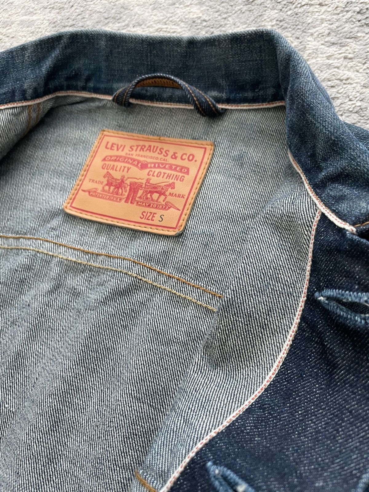 Levi's Levi’s SELVEDGE Denim Trucker Jacket Made in USA Size US S / EU 44-46 / 1 - 10 Thumbnail
