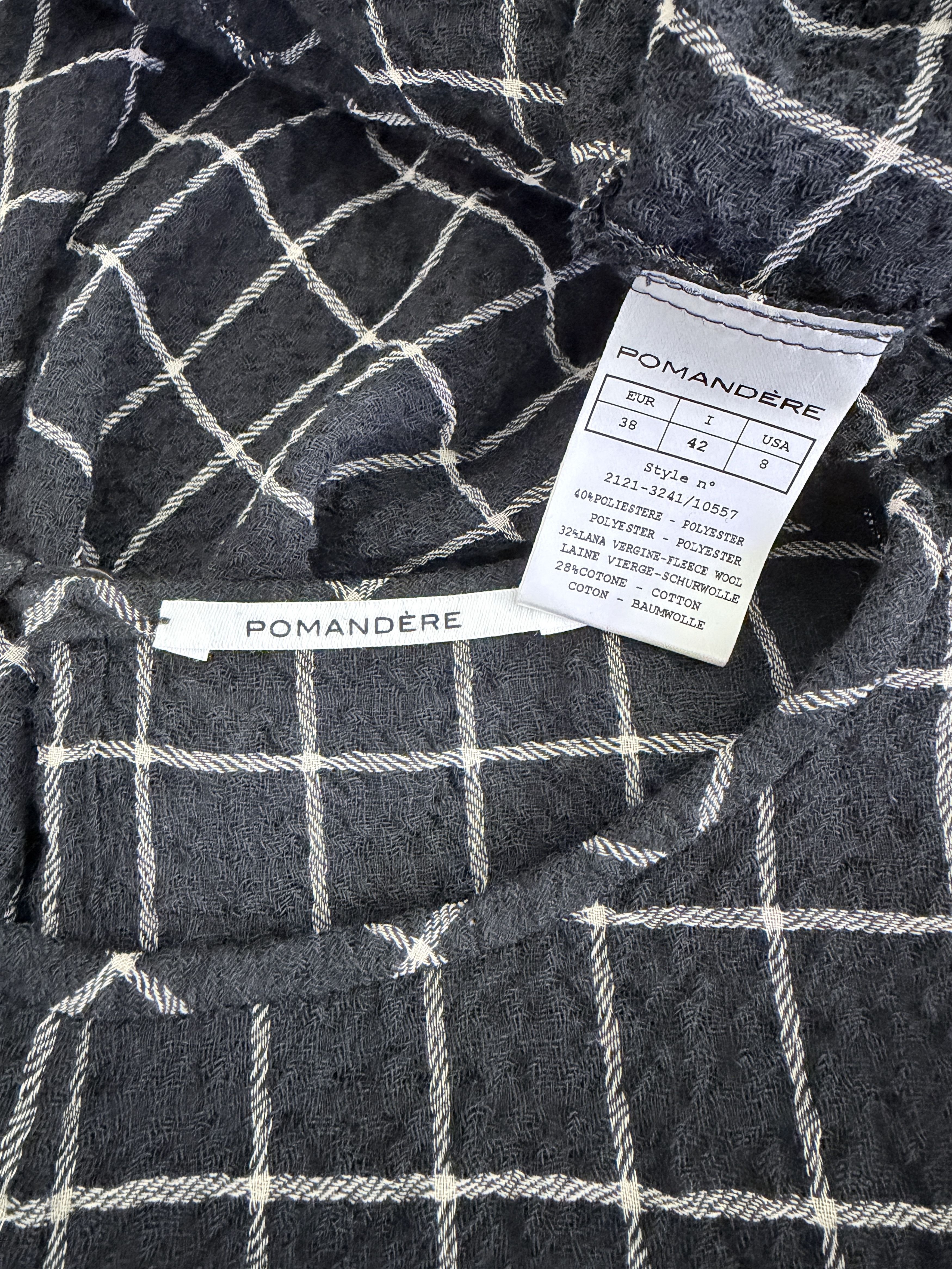 Other POMANDERE Windowpane Midi Dress Size M / US 6-8 / IT 42-44 - 6 Thumbnail