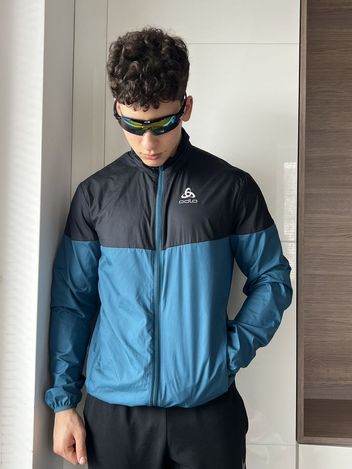Japanese Brand × Odlo ODLO NEW COLLECTION POLYESTER RAIN RUN JACKET‼️ Size US L / EU 52-54 / 3 - 3 Thumbnail