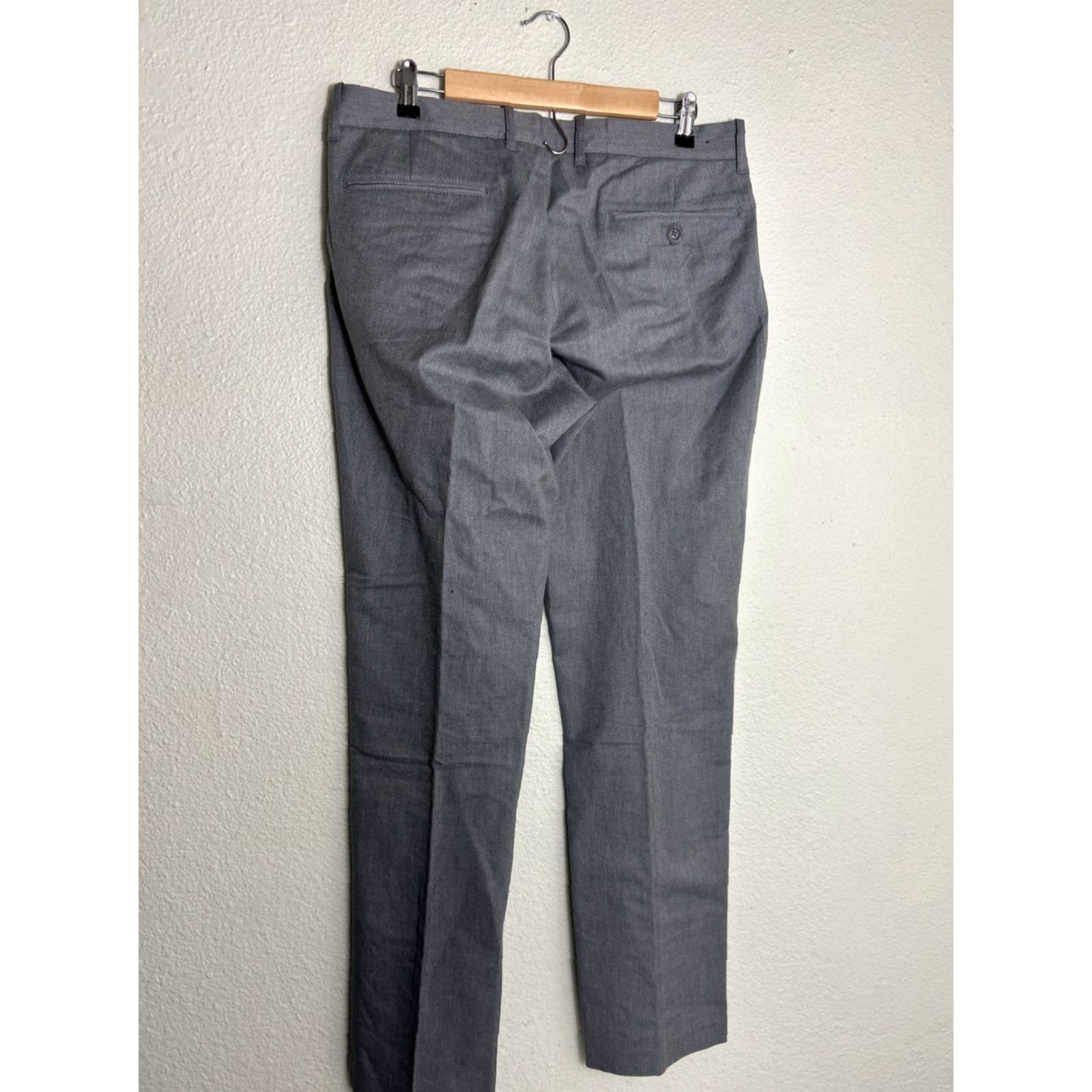 J.Crew J.CREW Mens Stretch Sutton cotton twill Pants Khaki Gray 33x32 Stains Small Size US 33 - 7 Thumbnail